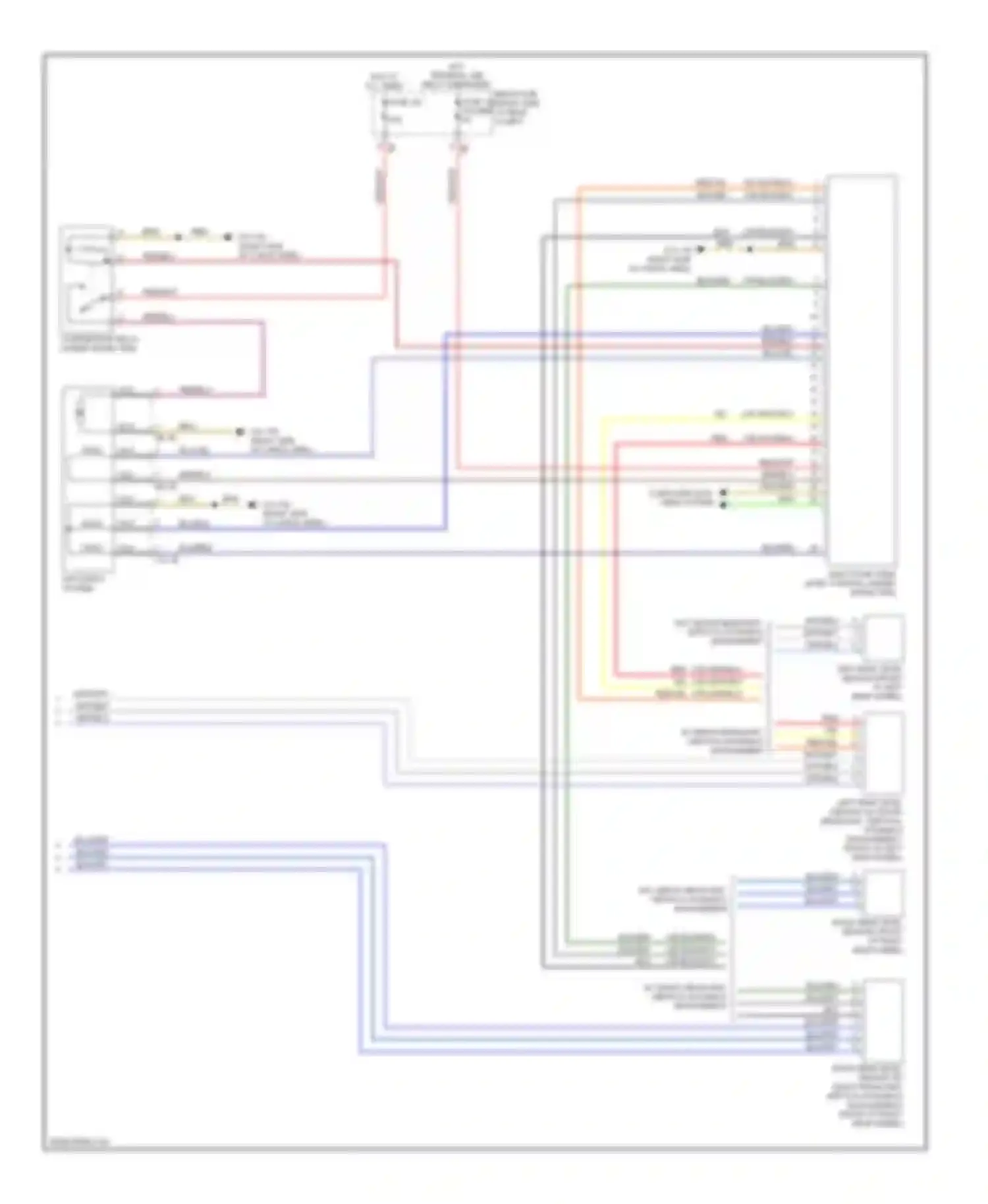 Wiring diagram hot w/ for BMW 5 series F10/F11 (2009-2013)