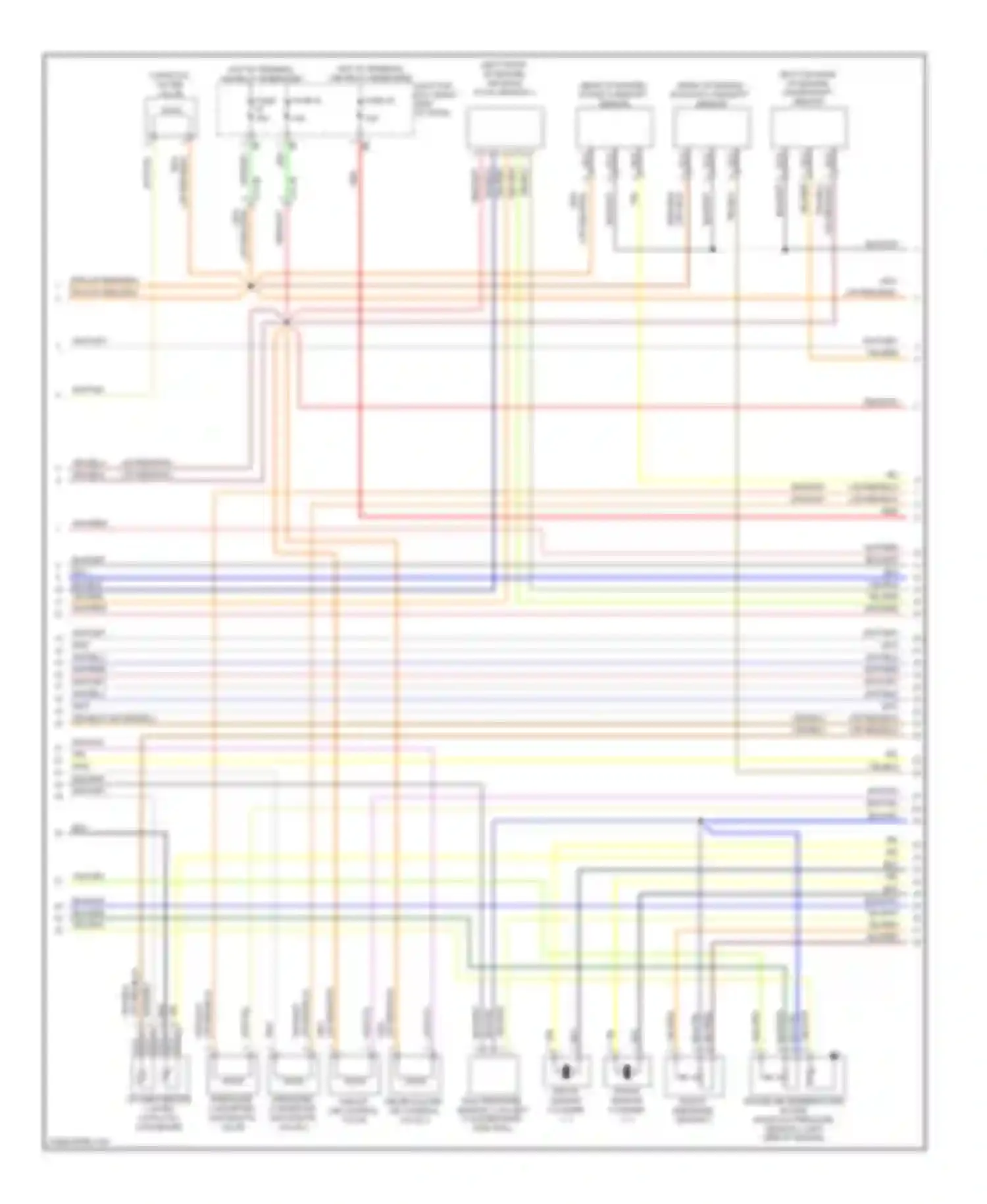 Wiring diagram org/blu for BMW 5 series F10/F11 (2009-2013)