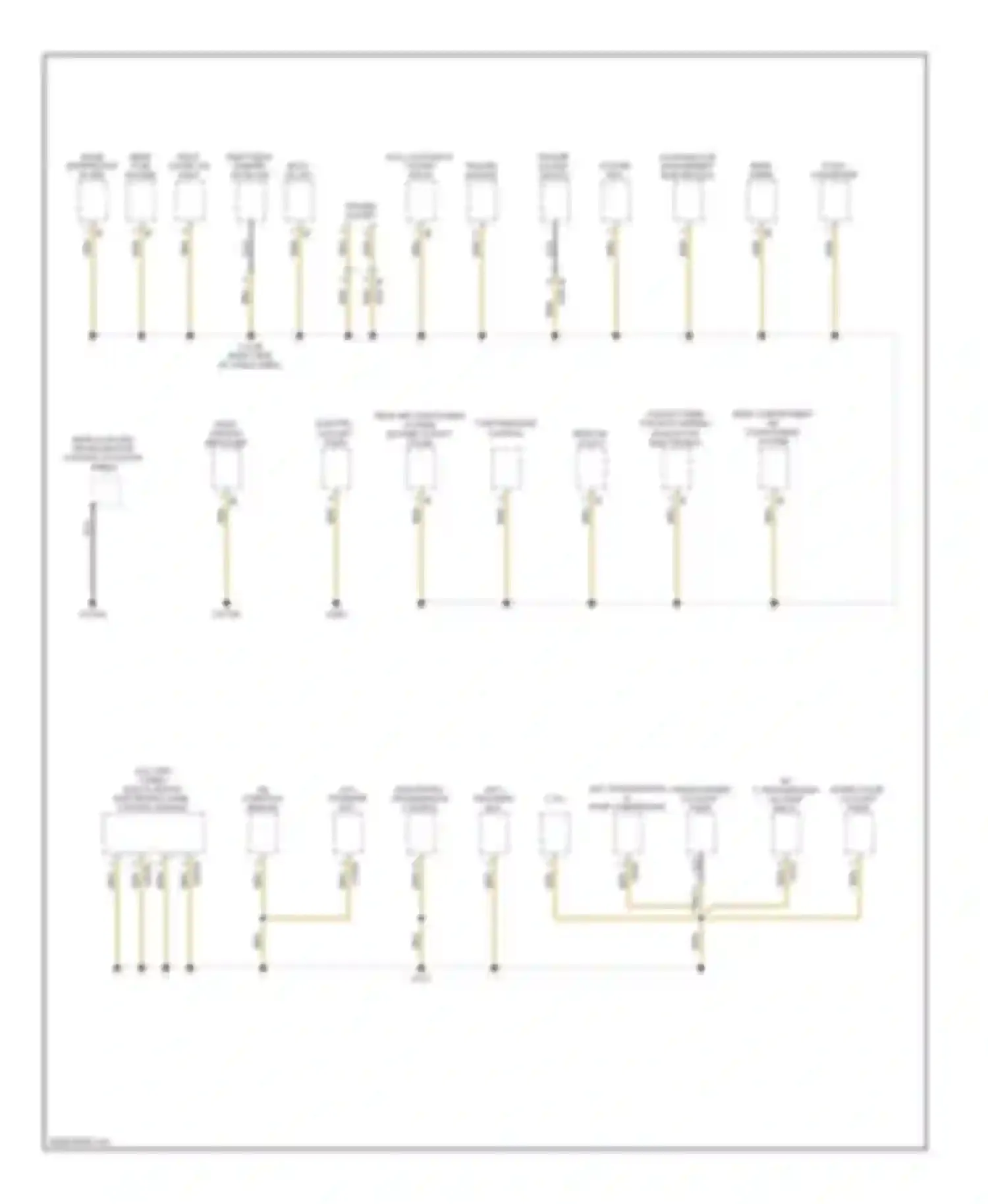 Wiring diagram rear compartment air conditioning system for BMW 5 series F10/F11 (2009-2013) (2 of 2)