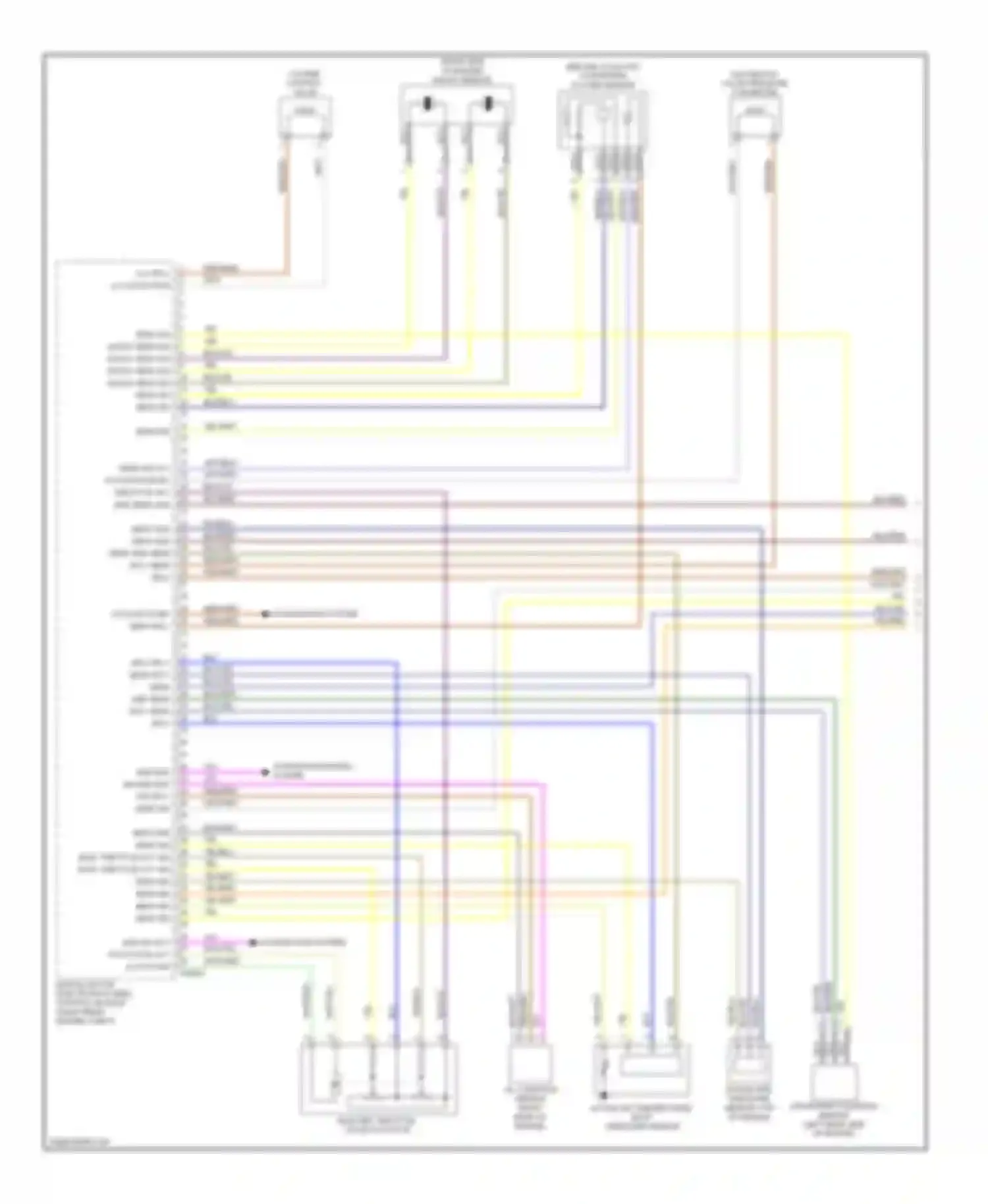 Wiring diagram bsd sig act activation act activation for BMW 5 series F10/F11 (2009-2013)