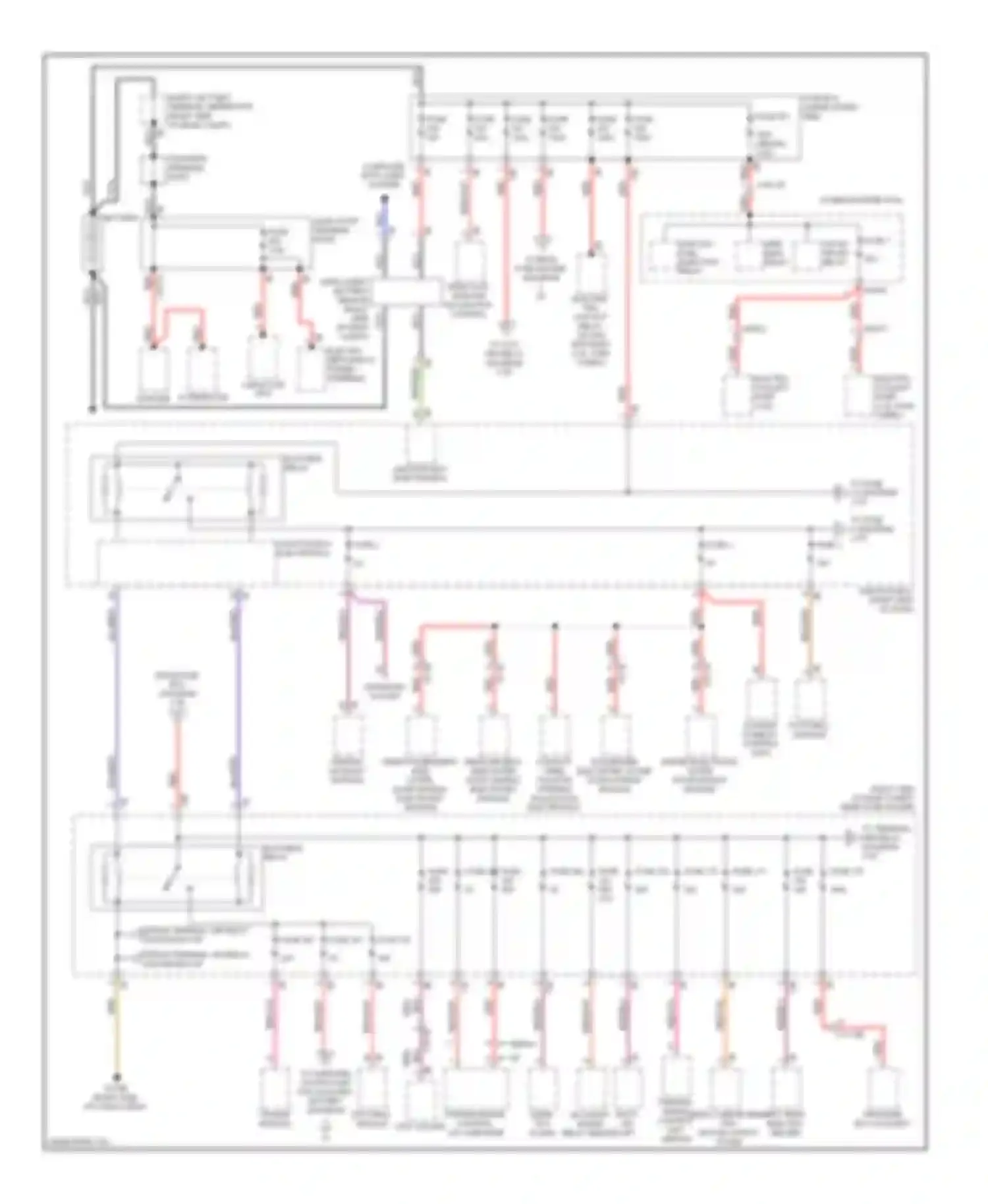 Wiring diagram trailer module for BMW 5 series F10/F11 (2009-2013)