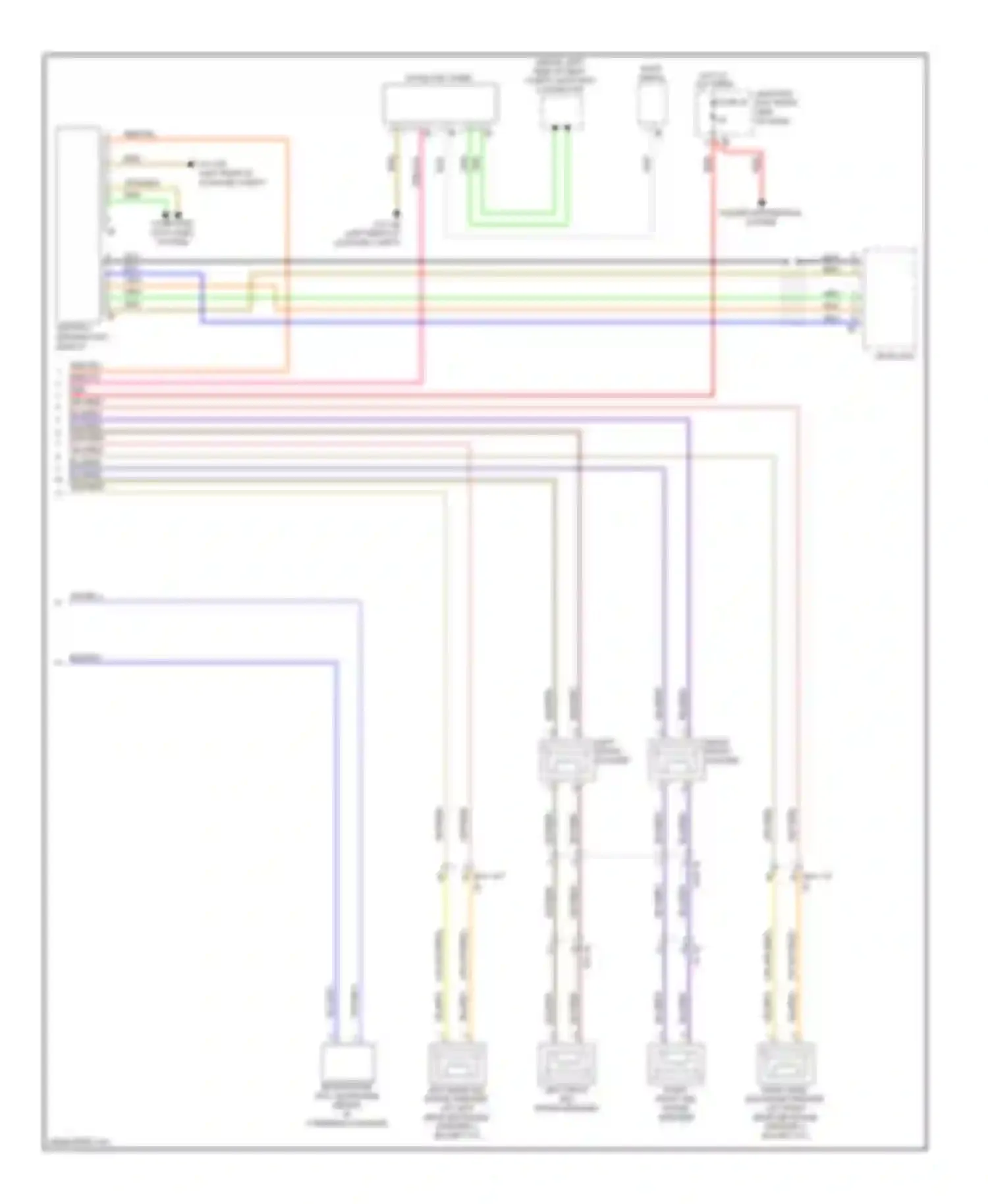 Wiring diagram blu/gry for BMW 5 series F10/F11 (2009-2013)