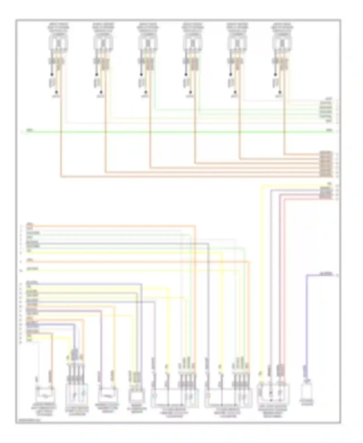 Wiring diagram spark plug for BMW 5 series F10/F11 (2009-2013) (1 of 3)