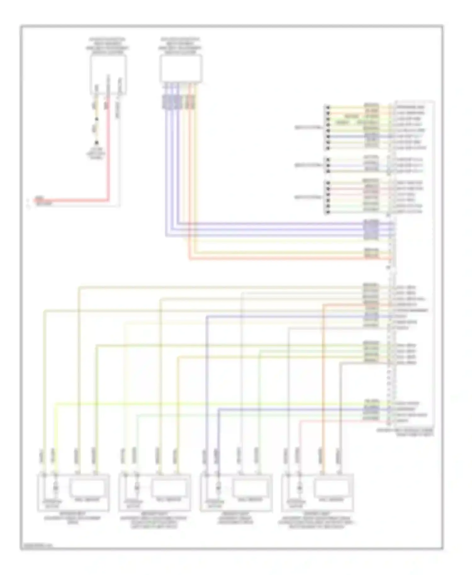 Wiring diagram bus sig for BMW 5 series F10/F11 (2009-2013)