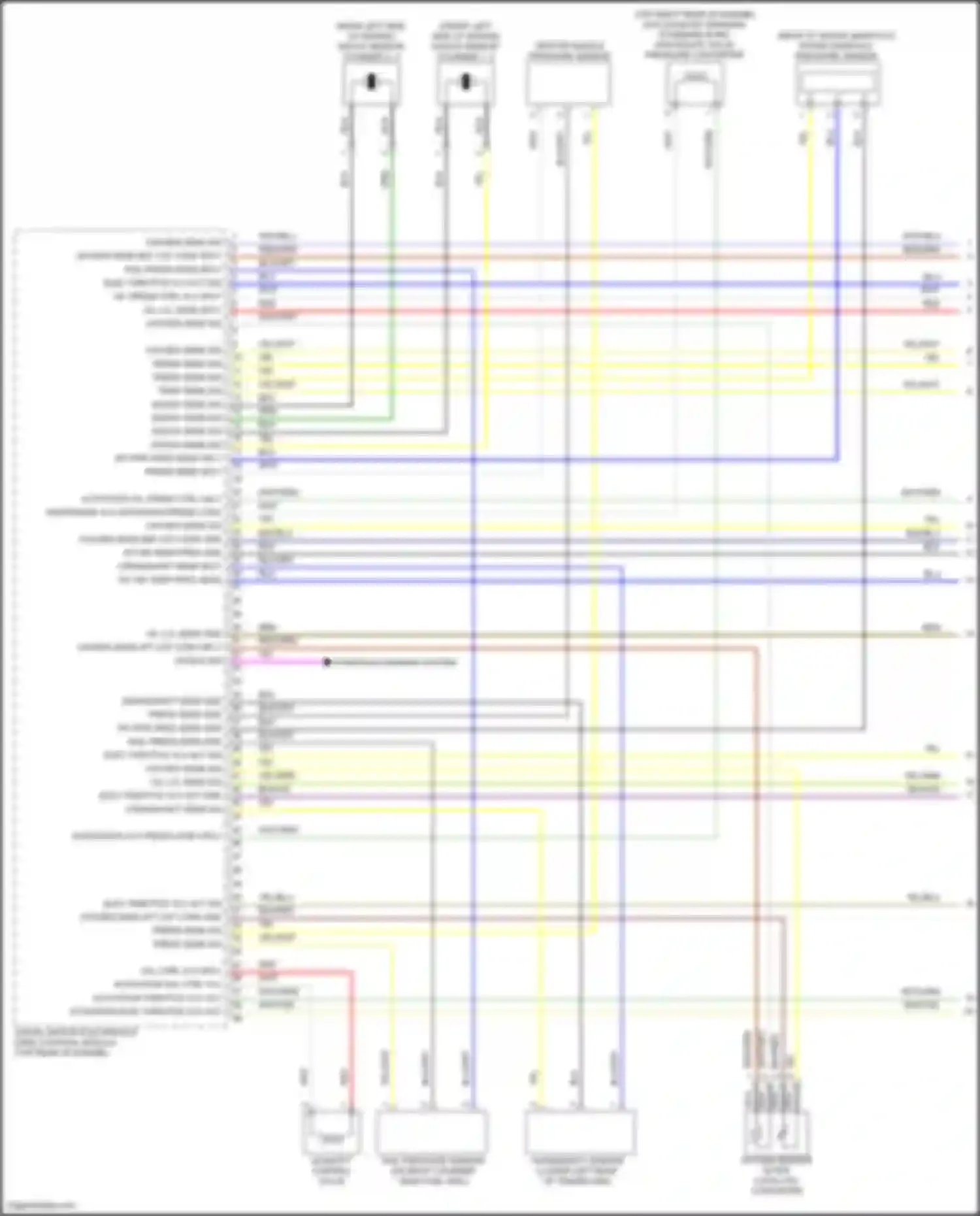 5 series BMW F10/F11 facelift (2013-2017): Wiring diagram engine performance 2.0l turbo (1 of 5)