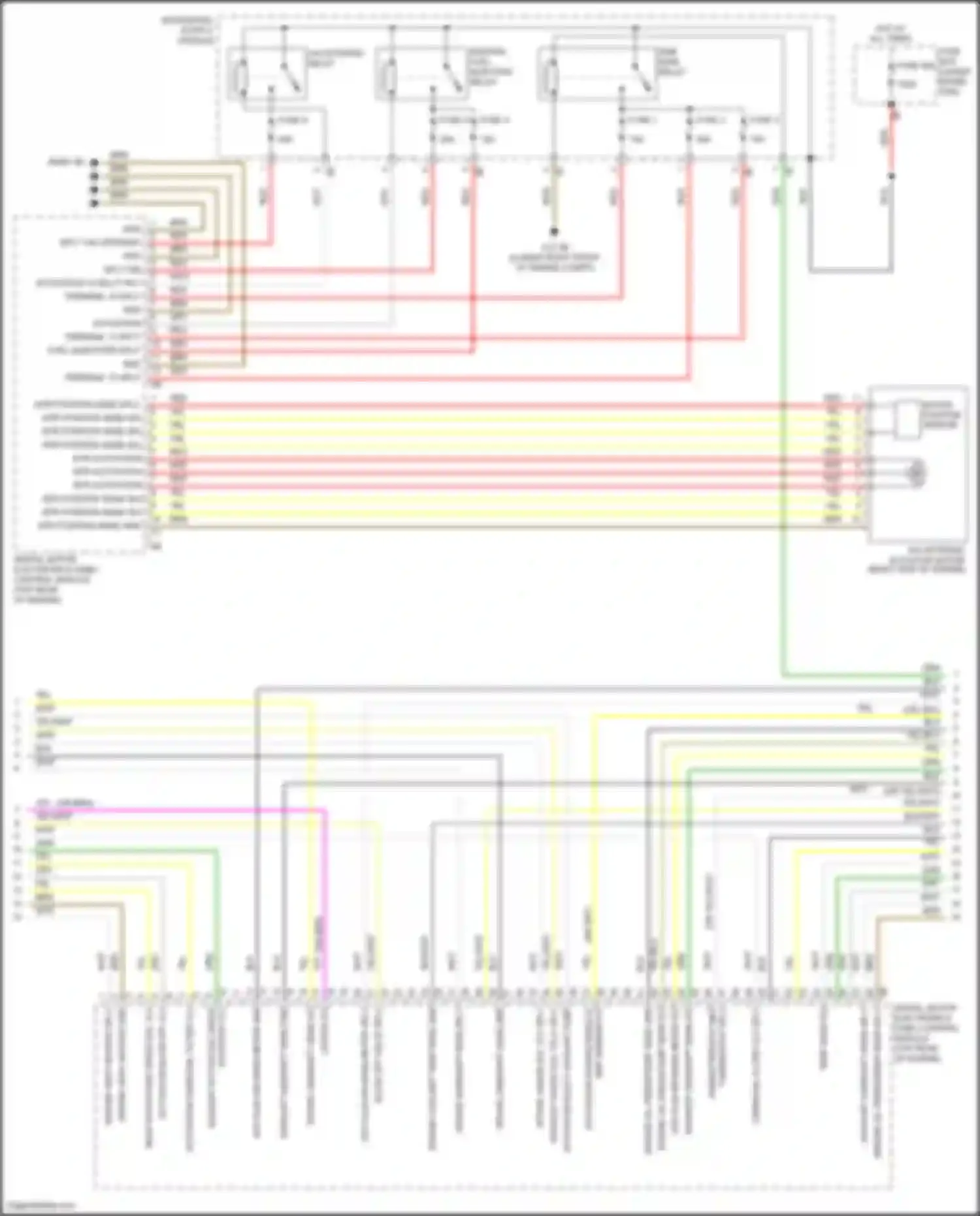 5 series BMW F10/F11 facelift (2013-2017): Wiring diagram engine performance 2.0l turbo (3 of 5)