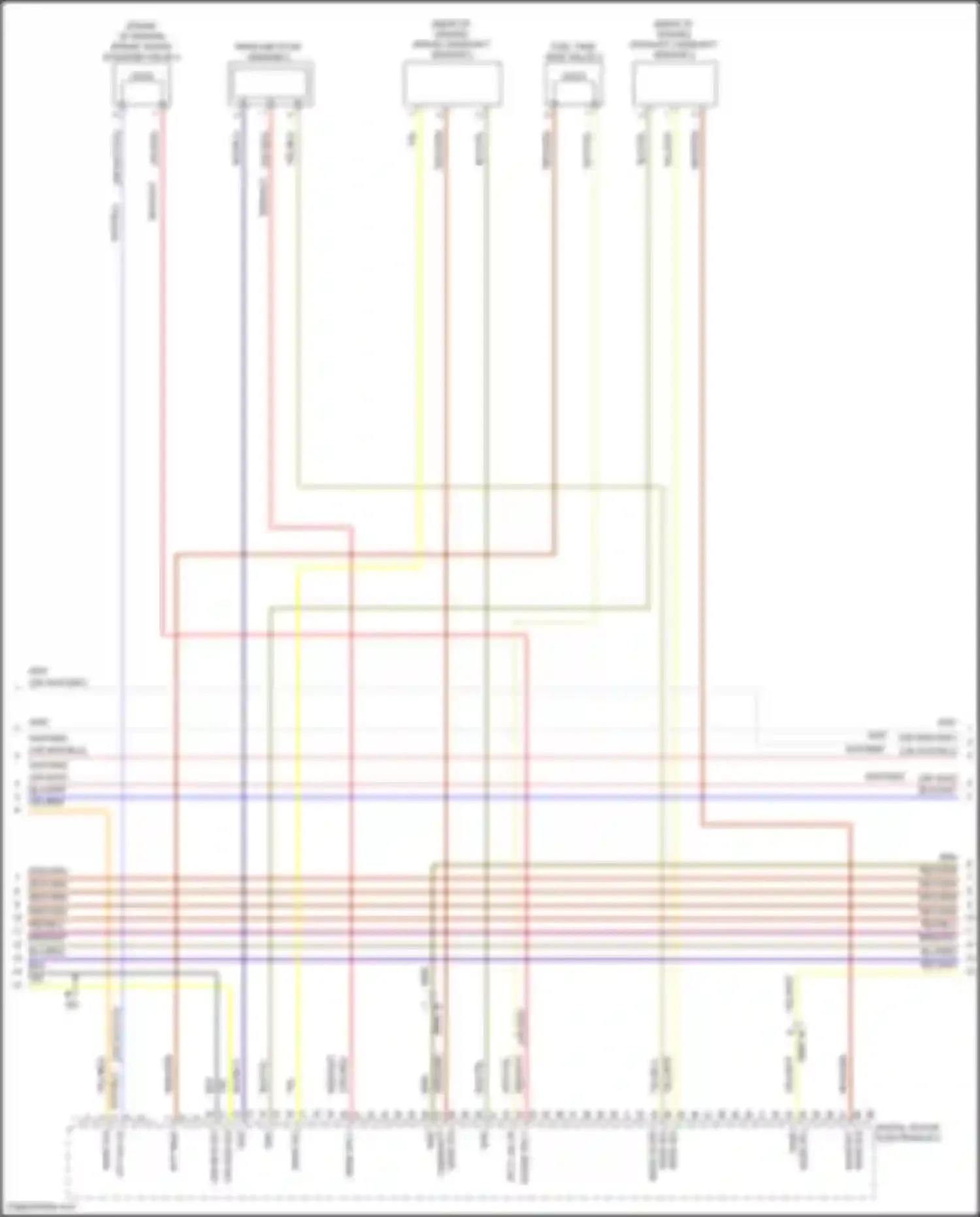 5 series BMW F10/F11 facelift (2013-2017): Wiring diagram engine performance 4.4l turbo (11 of 12)
