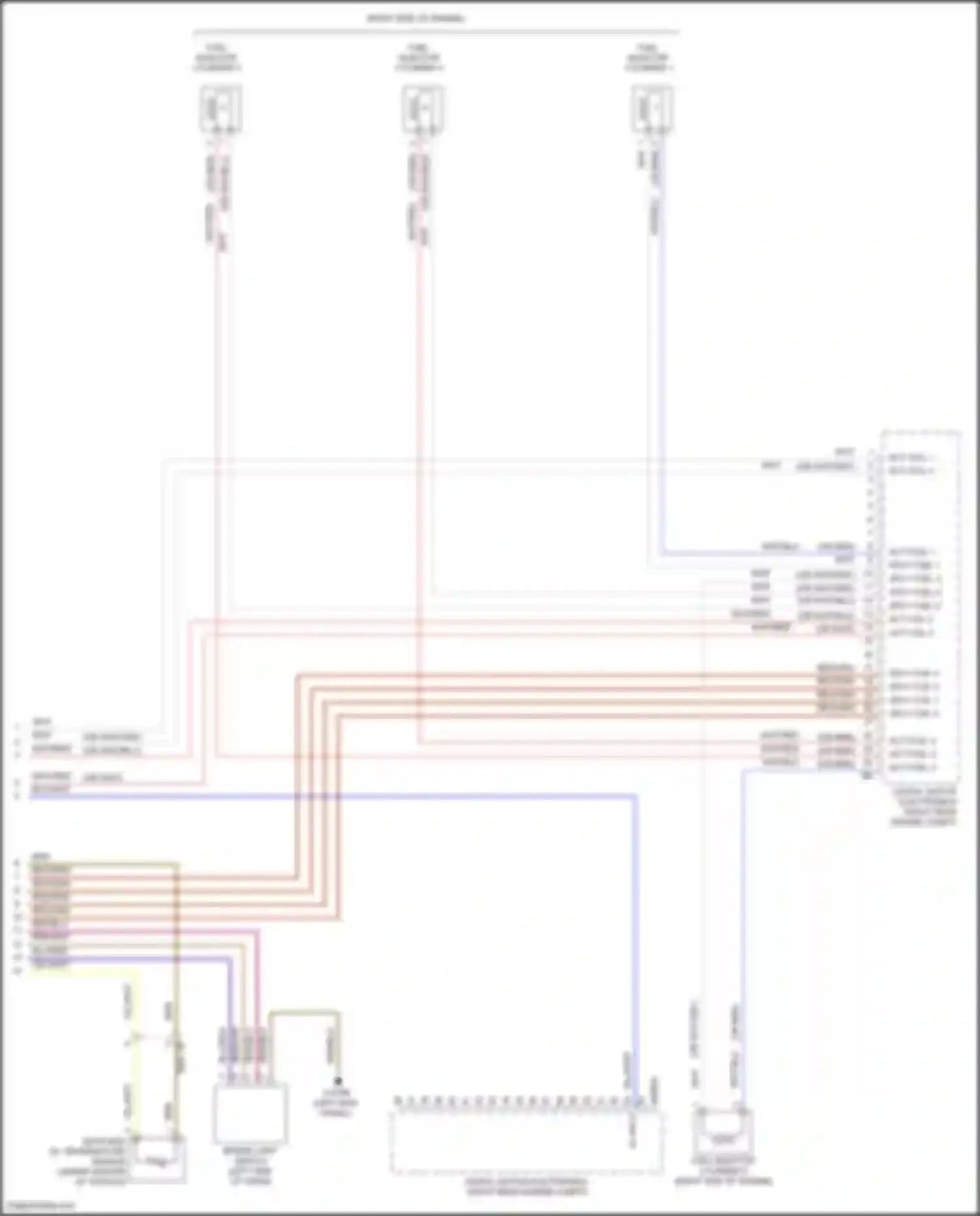 5 series BMW F10/F11 facelift (2013-2017): Wiring diagram engine performance 4.4l turbo (12 of 12)
