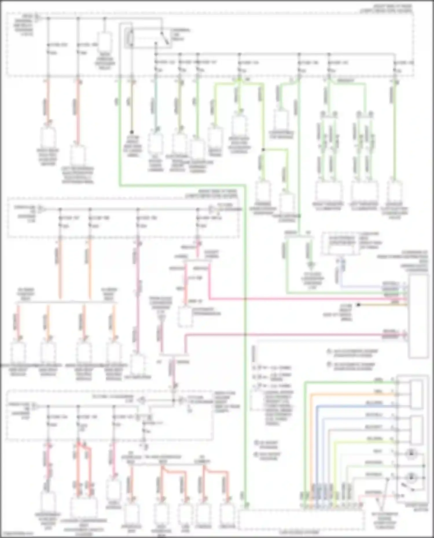 5 series BMW F10/F11 facelift (2013-2017): Power distribution circuit (6 of 6)