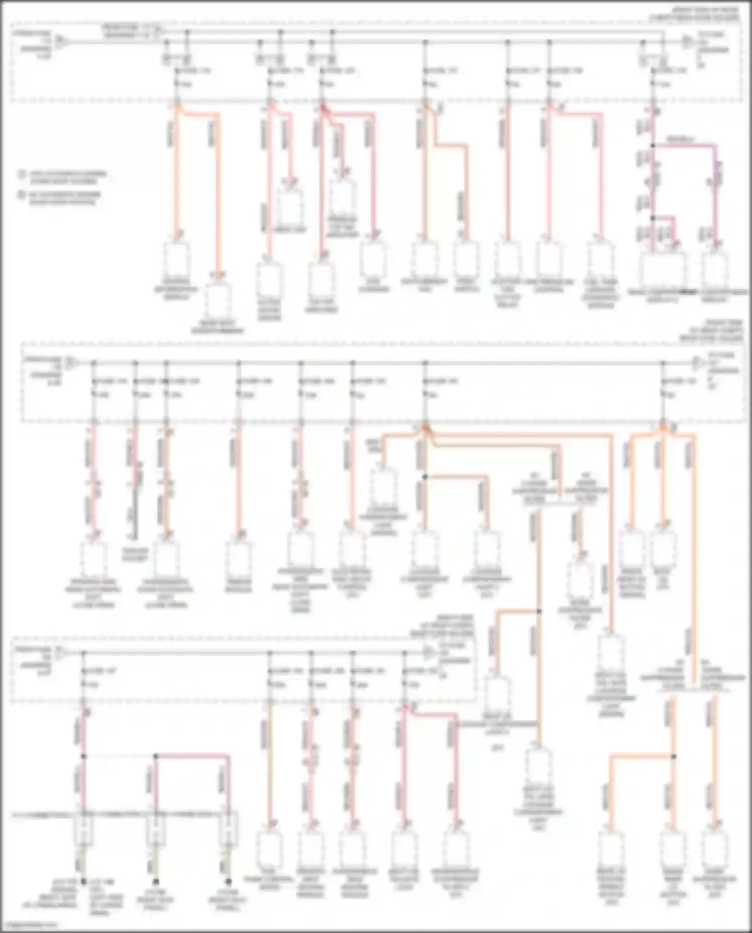 5 series BMW F10/F11 facelift (2013-2017): Power distribution circuit (6 of 7)