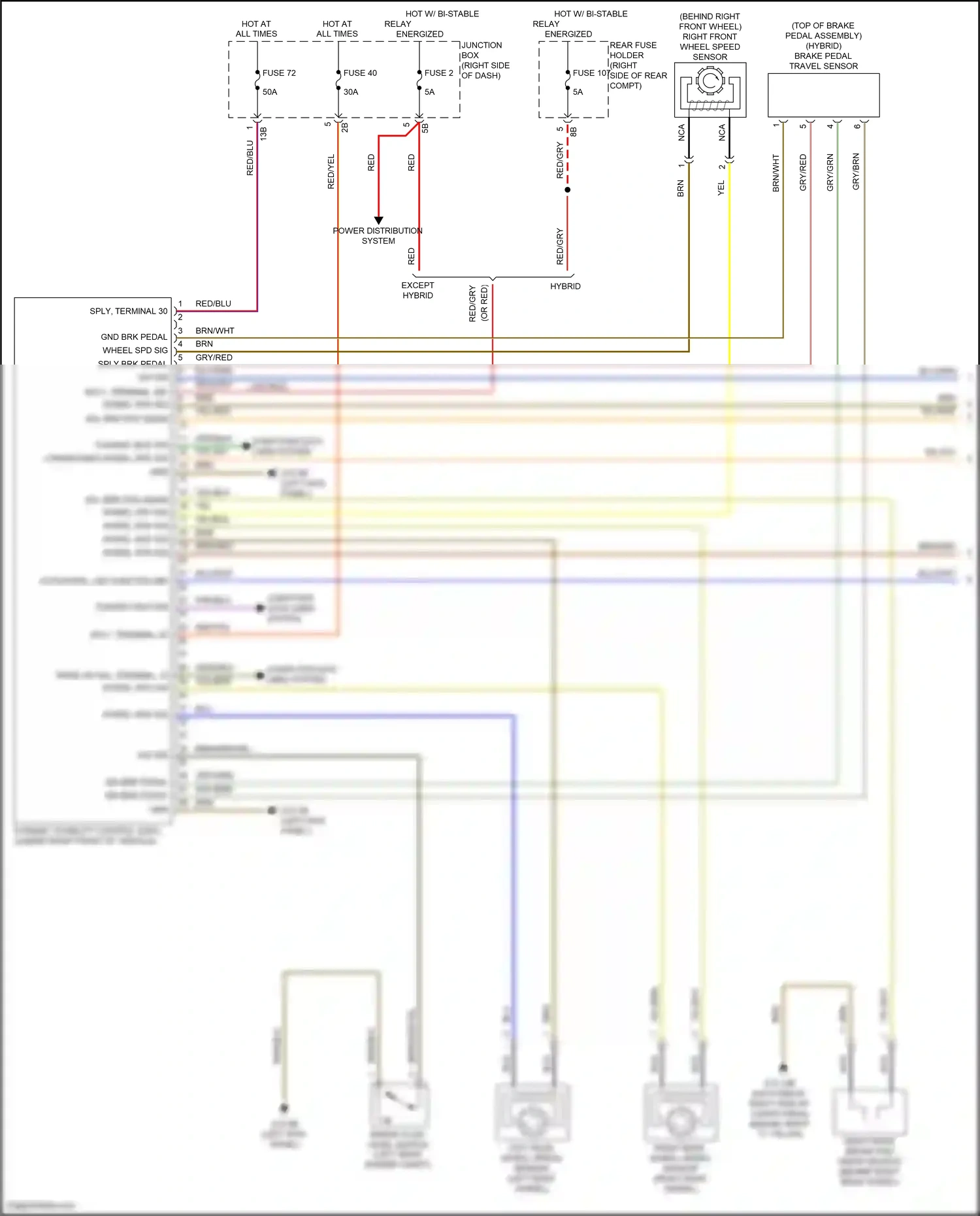 Wiring diagram activation, led function ind for BMW 5 series F10/F11 facelift (2013-2017) (1 of 1)