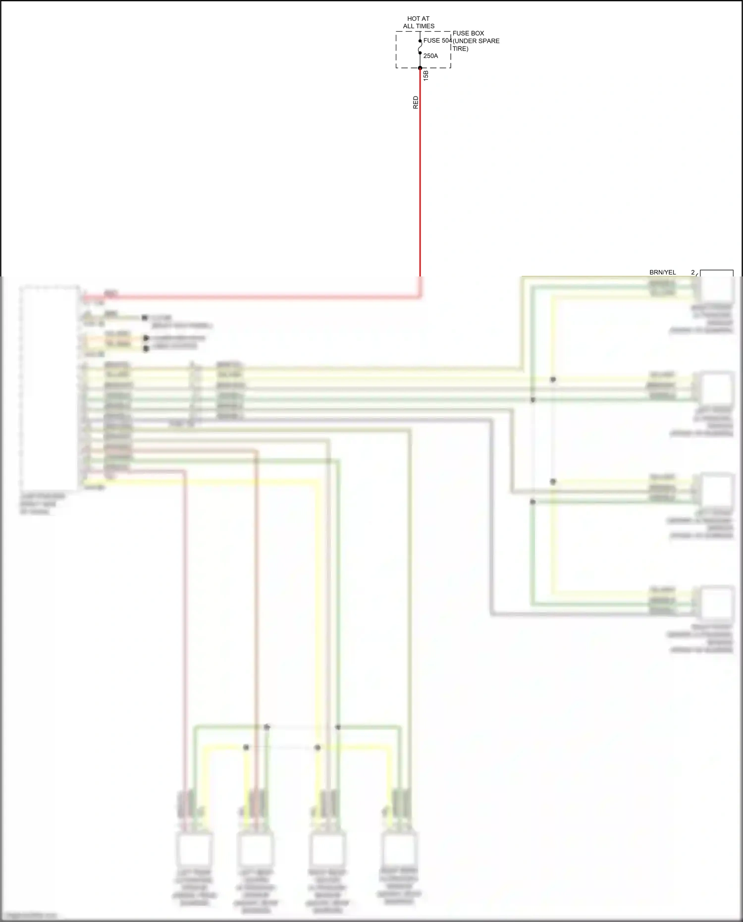Wiring diagram computer data lines system for BMW 5 series F10/F11 facelift (2013-2017) (69 of 107)