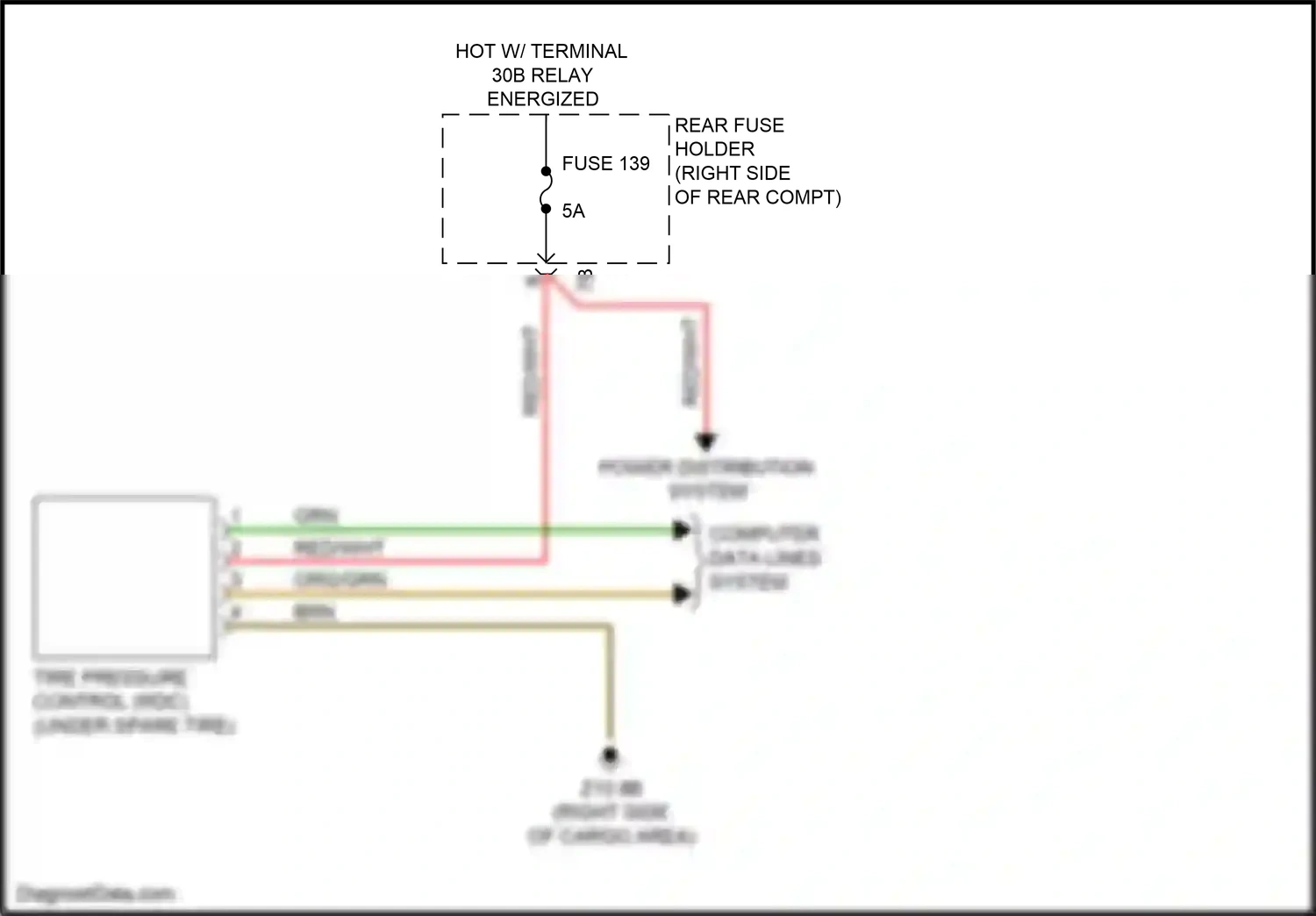 Wiring diagram computer data lines system for BMW 5 series F10/F11 facelift (2013-2017) (10 of 107)