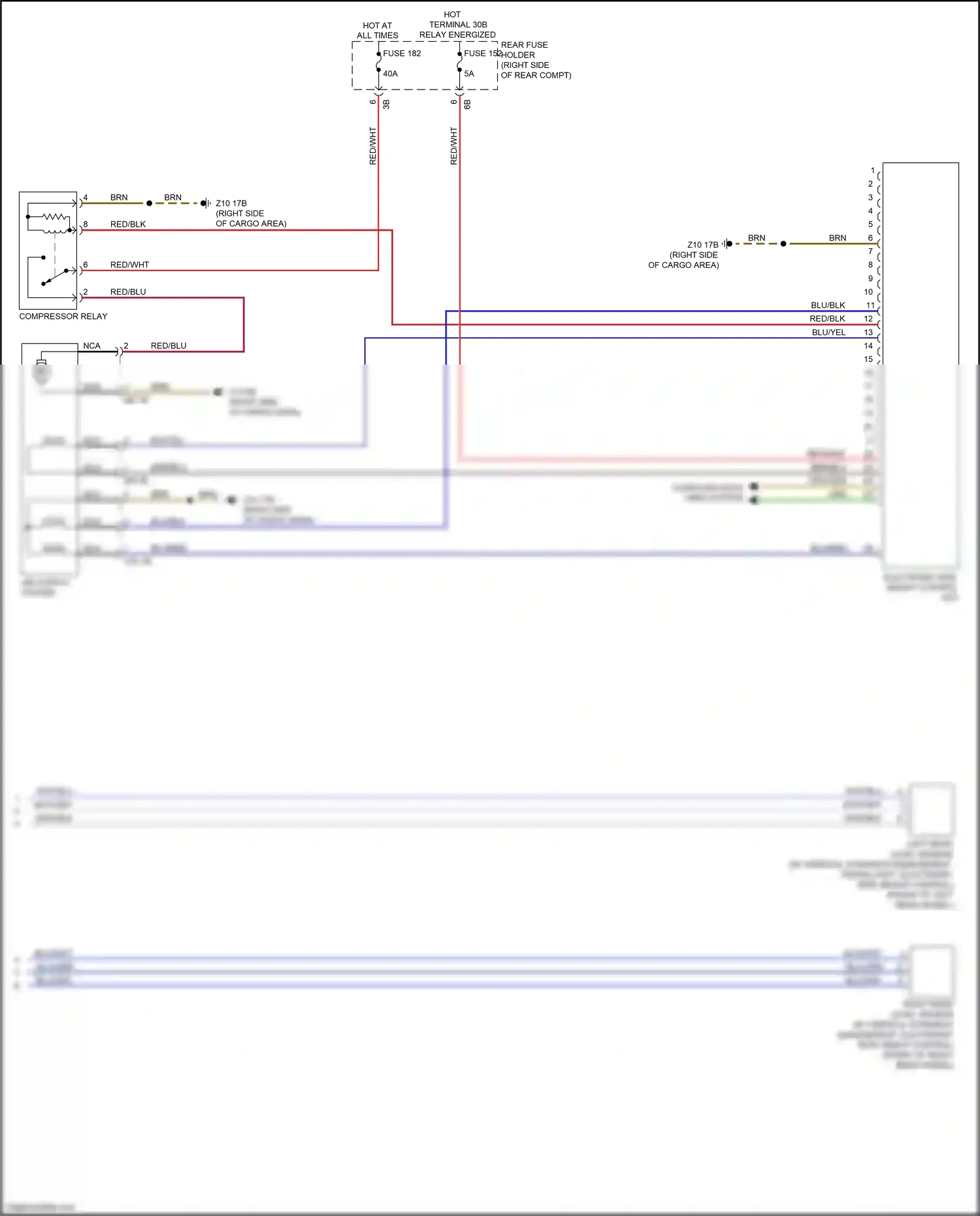 Wiring diagram computer data lines system for BMW 5 series F10/F11 facelift (2013-2017) (2 of 107)
