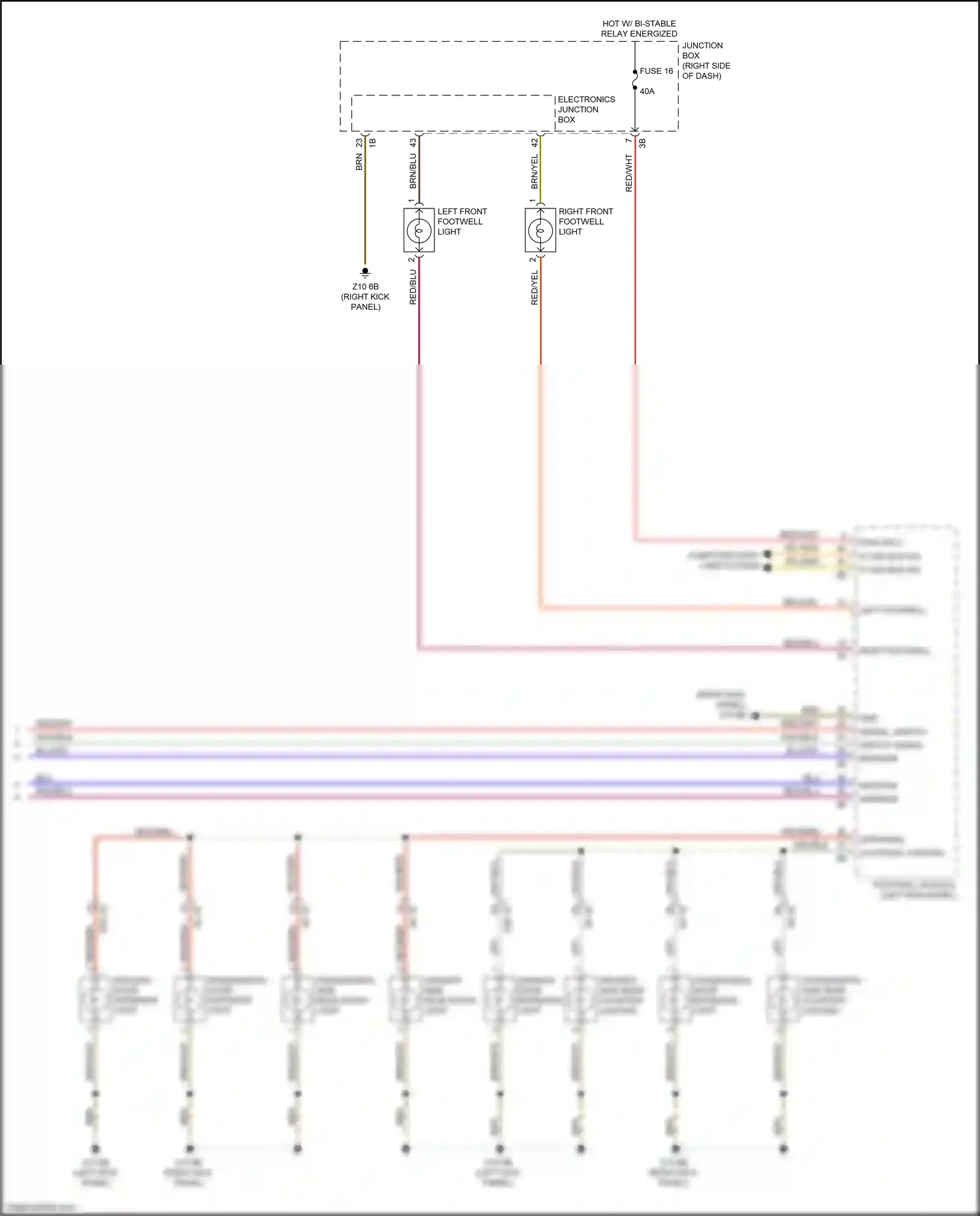 Wiring diagram computer data lines system for BMW 5 series F10/F11 facelift (2013-2017) (72 of 107)