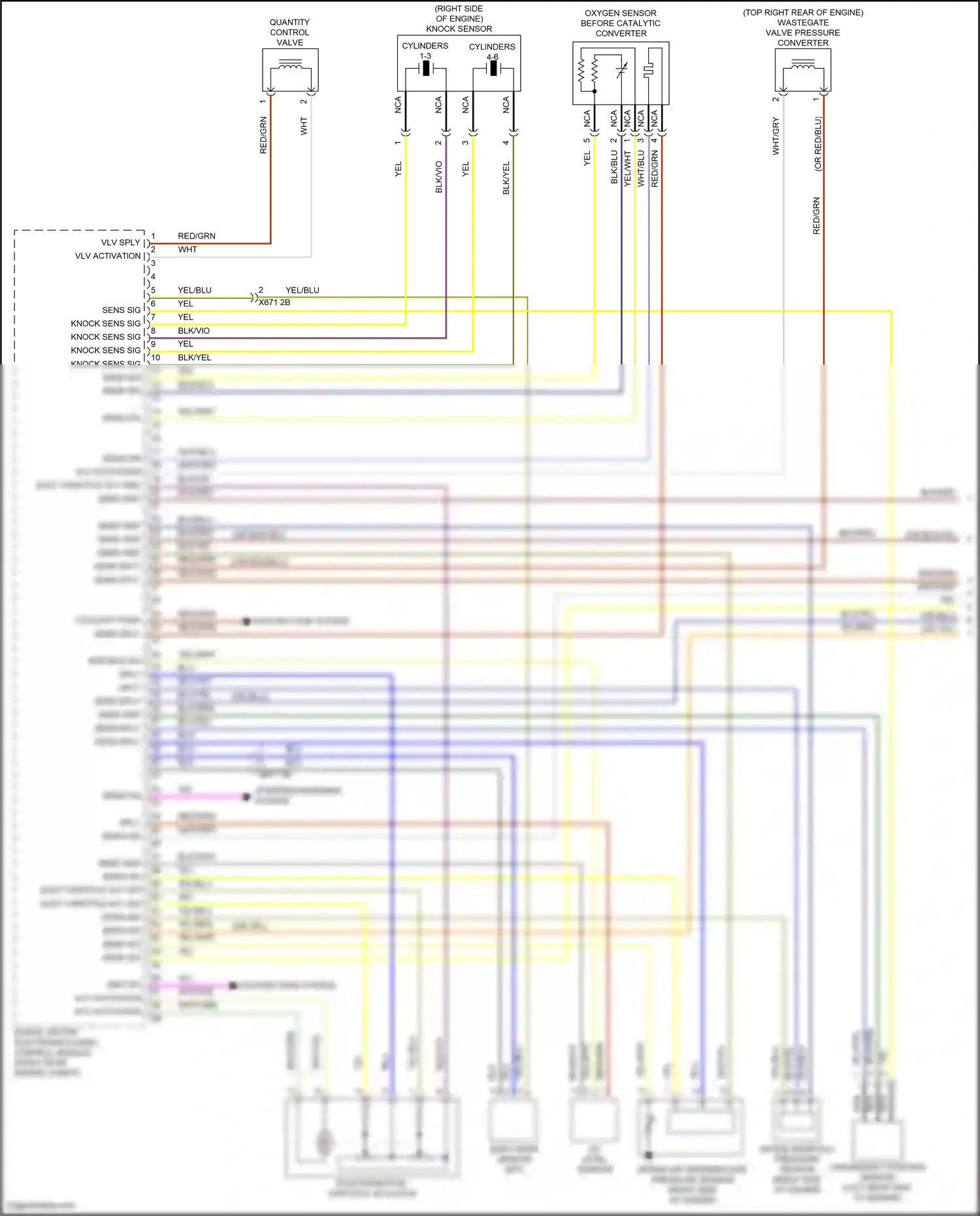Wiring diagram quantity control valve for BMW 5 series F10/F11 facelift (2013-2017) (2 of 3)