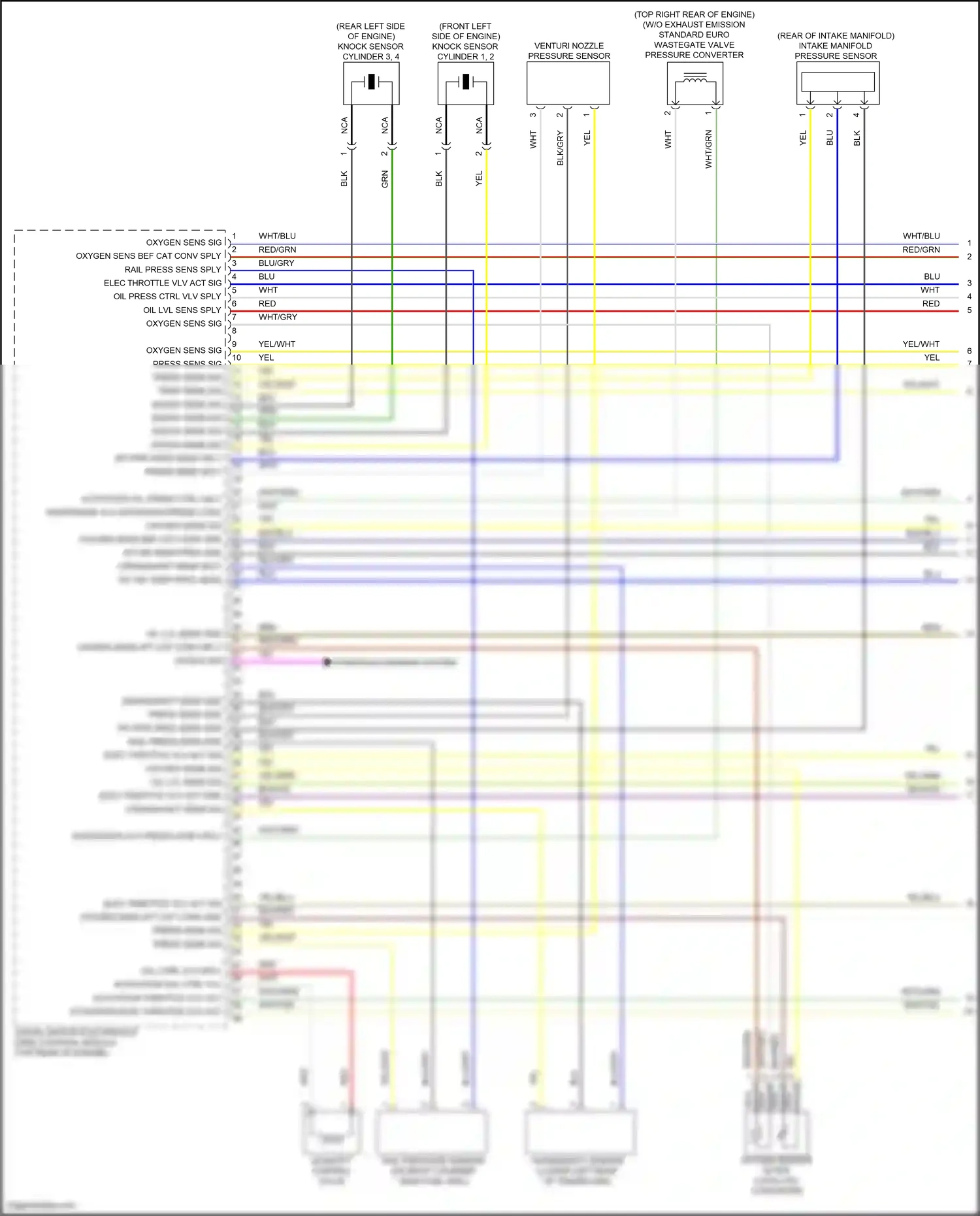 Wiring diagram quantity control valve for BMW 5 series F10/F11 facelift (2013-2017) (1 of 3)