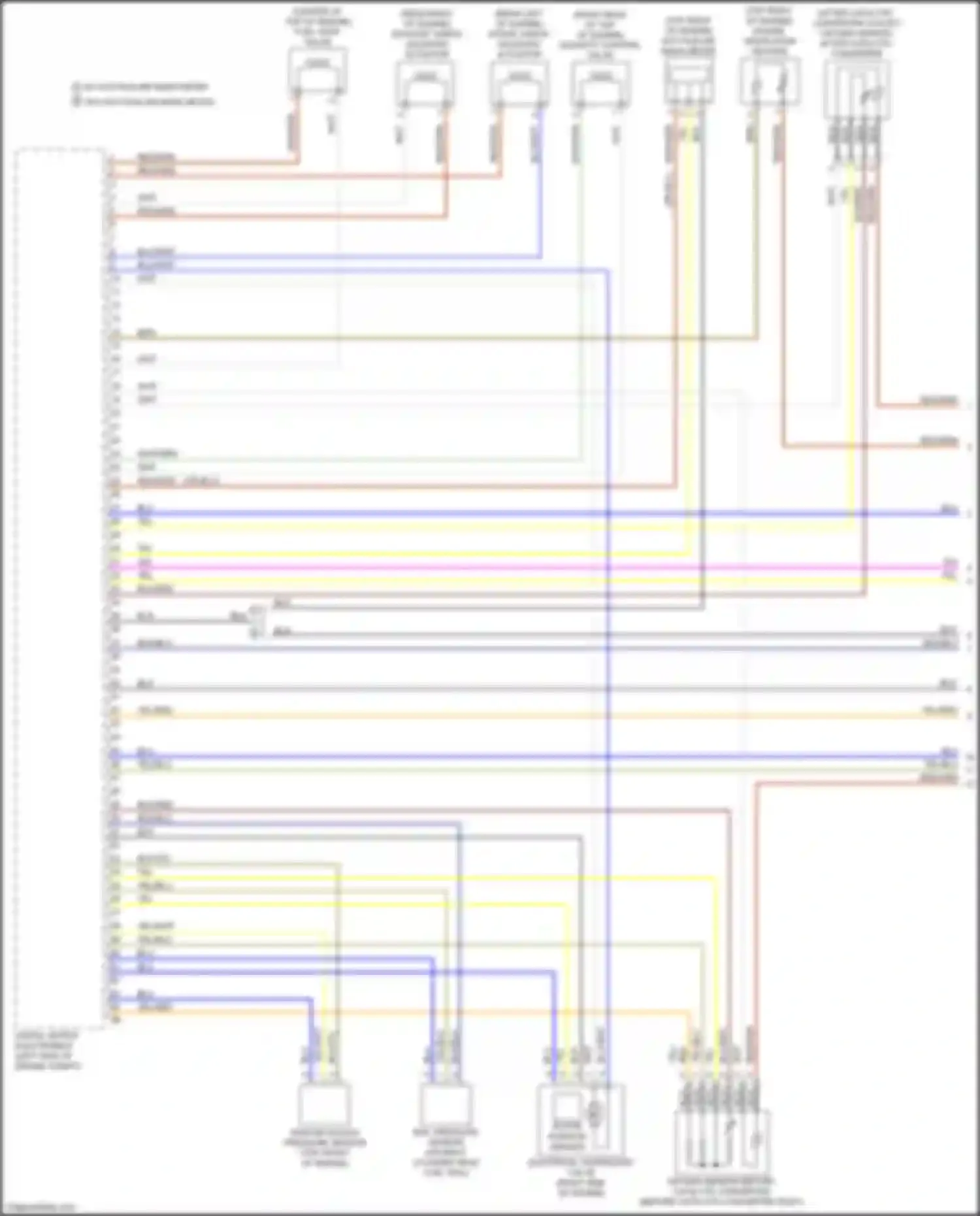 5 series BMW G30/G31 facelift (2020-2024): Wiring diagram engine performance 2.0l turbo hybrid (1 of 14)