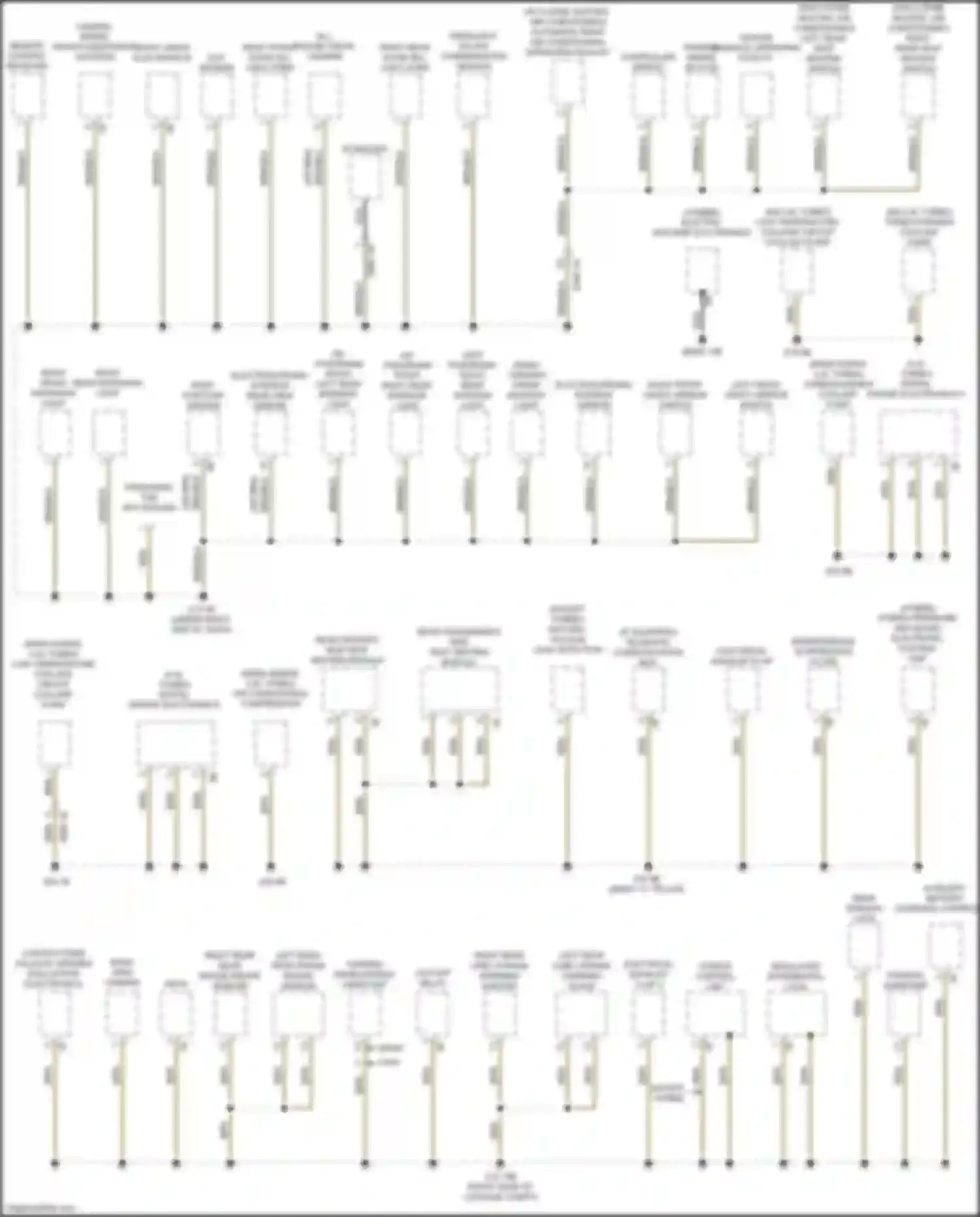 5 series BMW G30/G31 facelift (2020-2024): Ground distribution circuit (5 of 6)