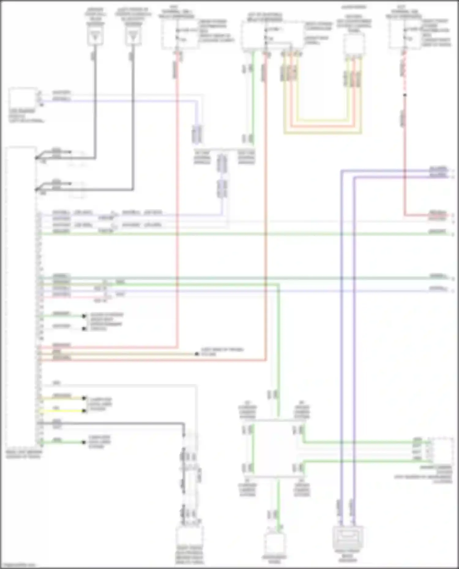 5 series BMW G30/G31 facelift (2020-2024): Navigation circuit, mid level w/ receiver audio module (1 of 4)