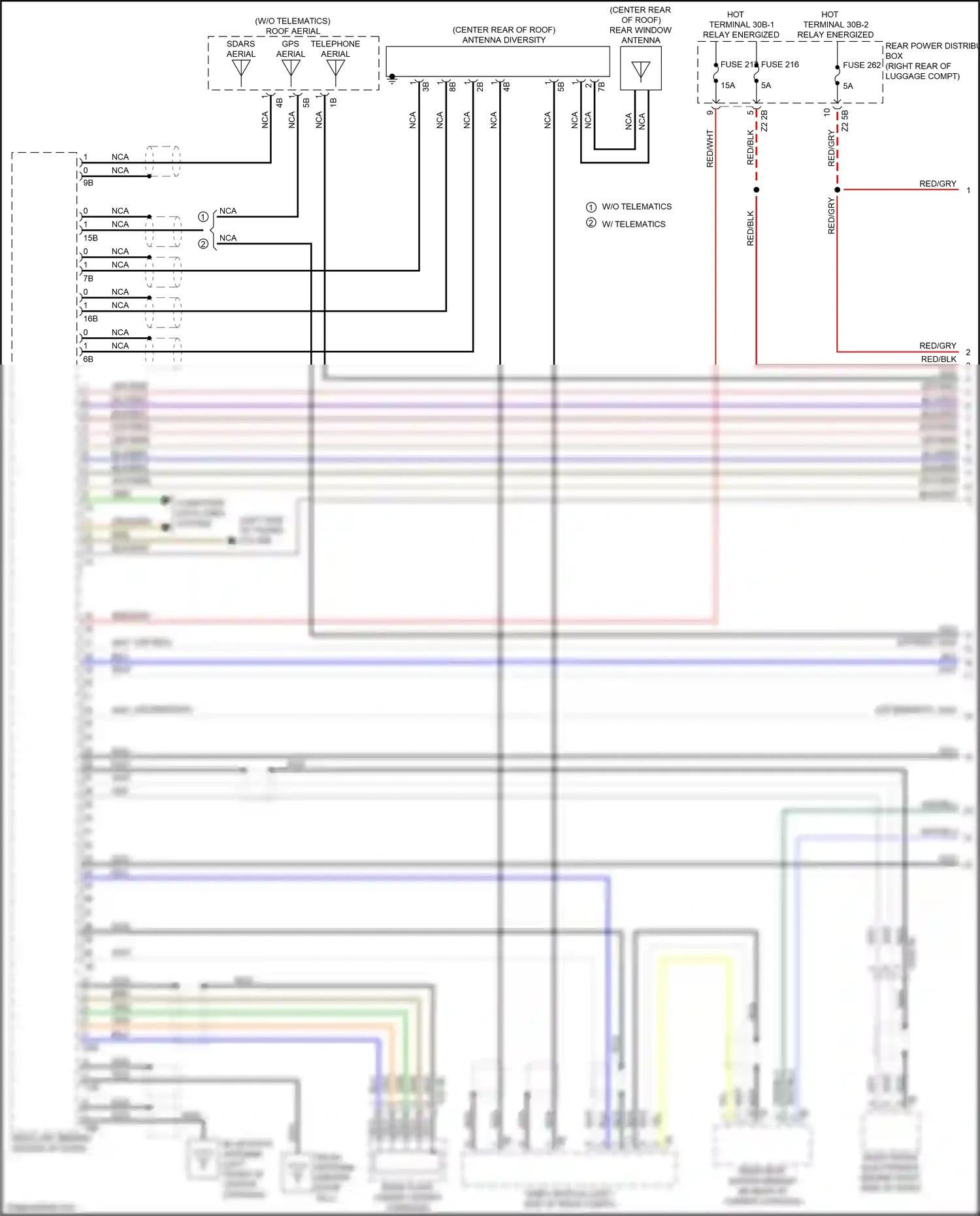 Wiring diagram computer data lines system for BMW 5 series G30/G31 facelift (2020-2024) (44 of 136)