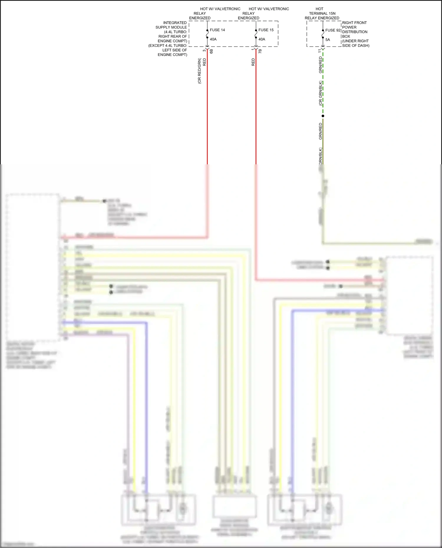 Wiring diagram computer data lines system for BMW 5 series G30/G31 facelift (2020-2024) (126 of 136)