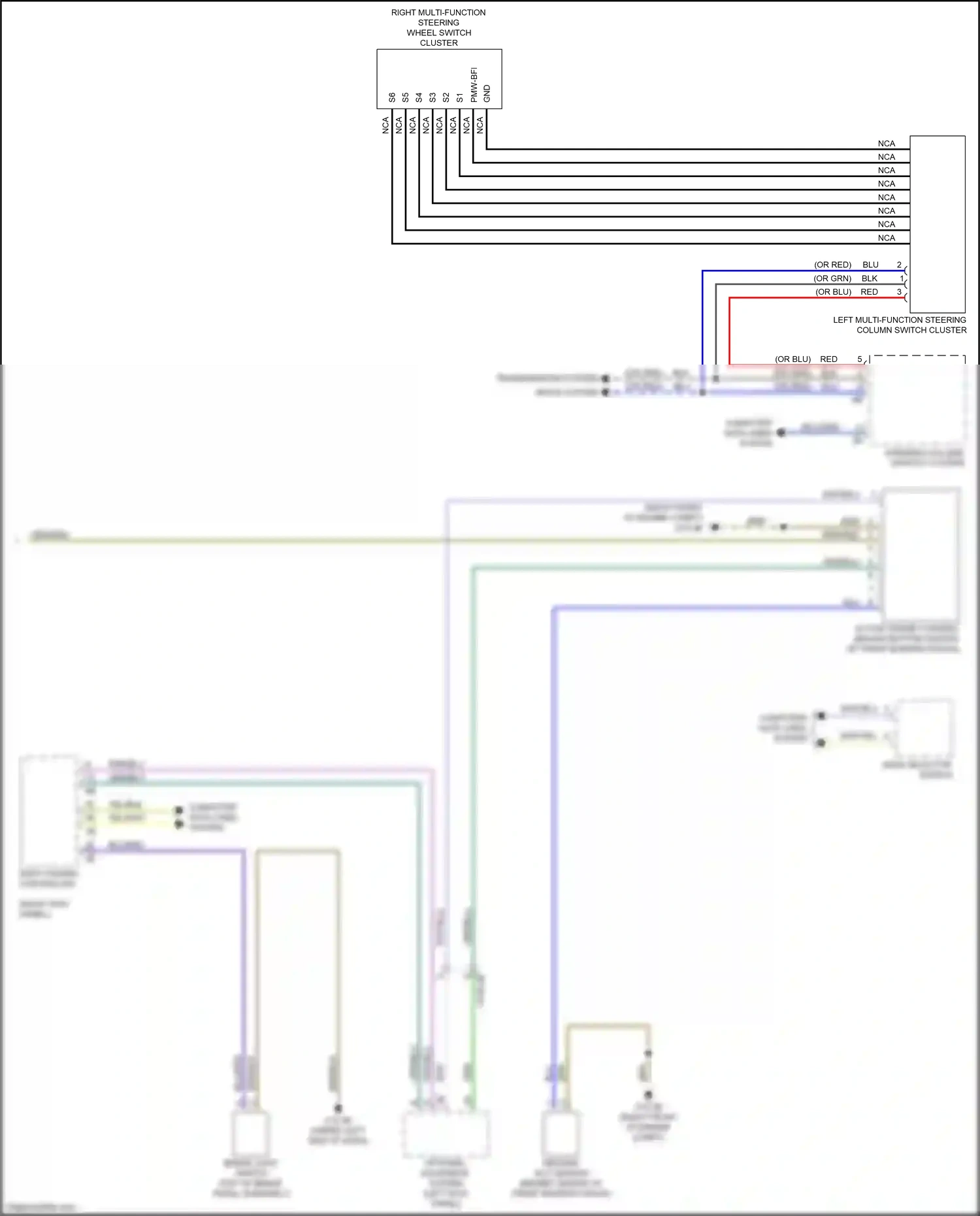 Wiring diagram computer data lines system for BMW 5 series G30/G31 facelift (2020-2024) (127 of 136)
