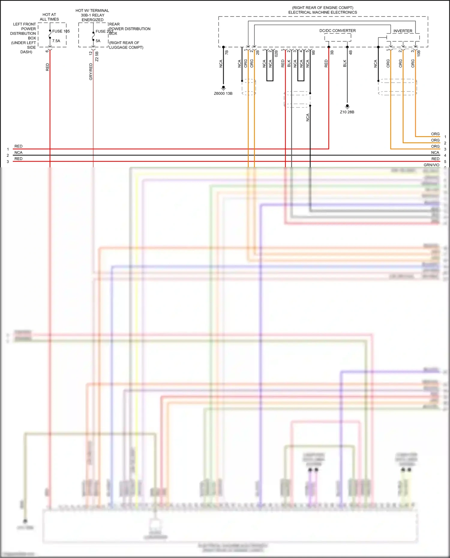 Wiring diagram computer data lines system for BMW 5 series G30/G31 facelift (2020-2024) (136 of 136)