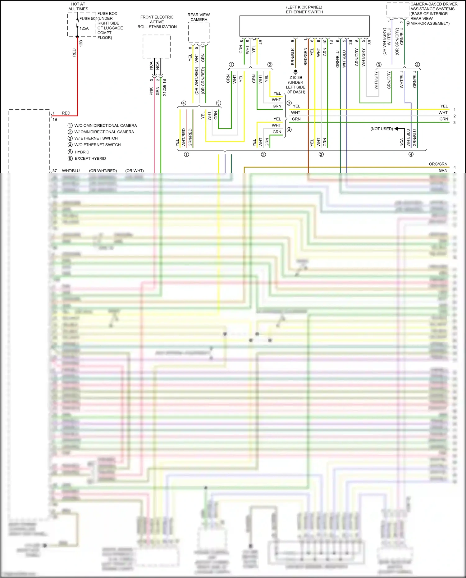 Wiring diagram body domain controller for BMW 5 series G30/G31 (2016-2020) (42 of 45)