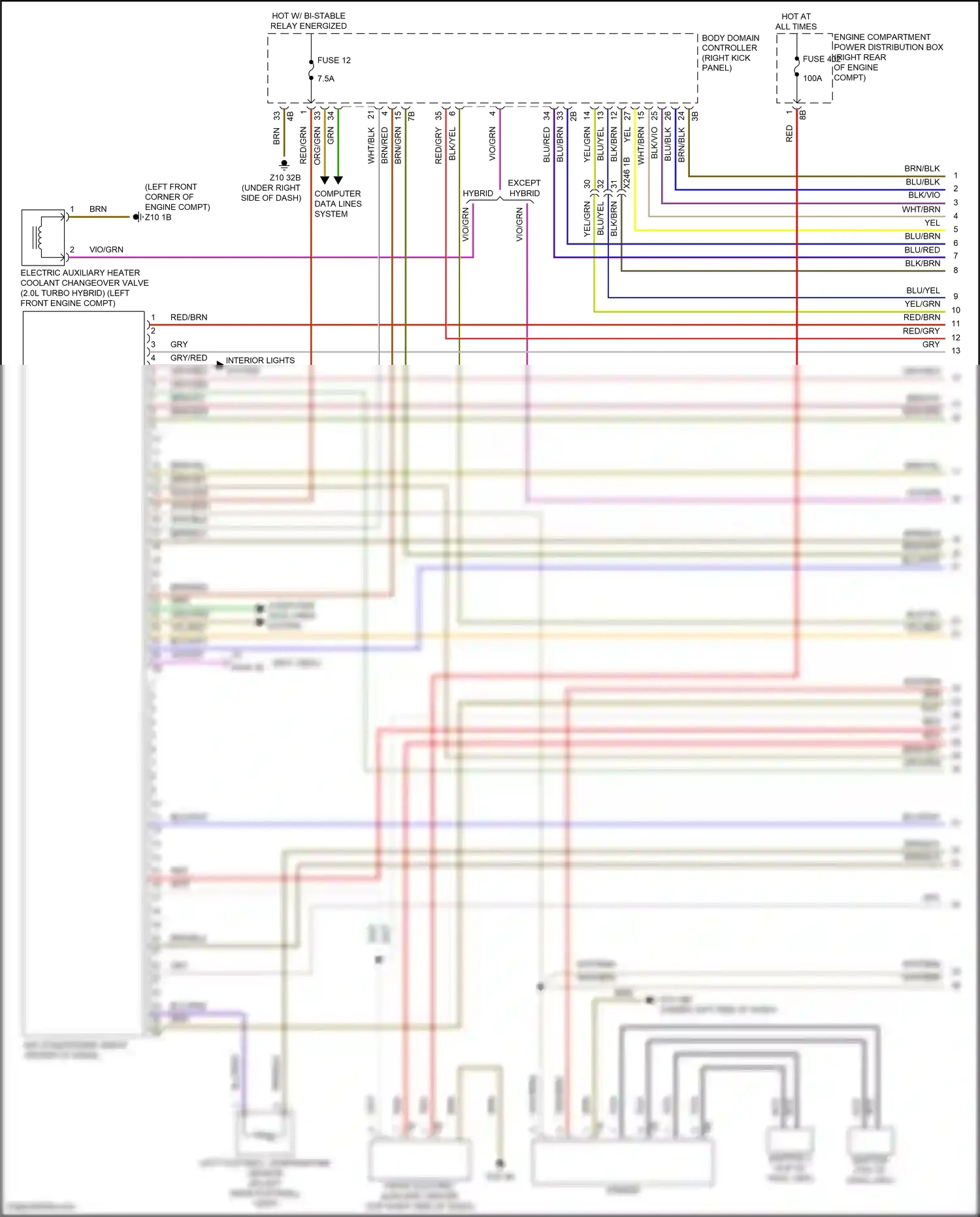 Wiring diagram body domain controller for BMW 5 series G30/G31 (2016-2020) (22 of 45)