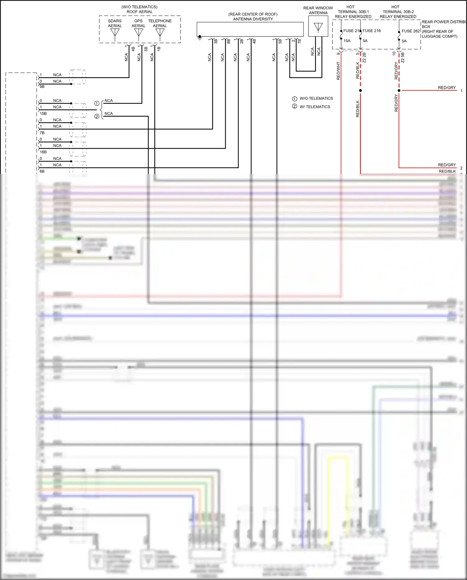 Wiring diagram computer data lines system for BMW 5 series G30/G31 (2016-2020) (25 of 108)