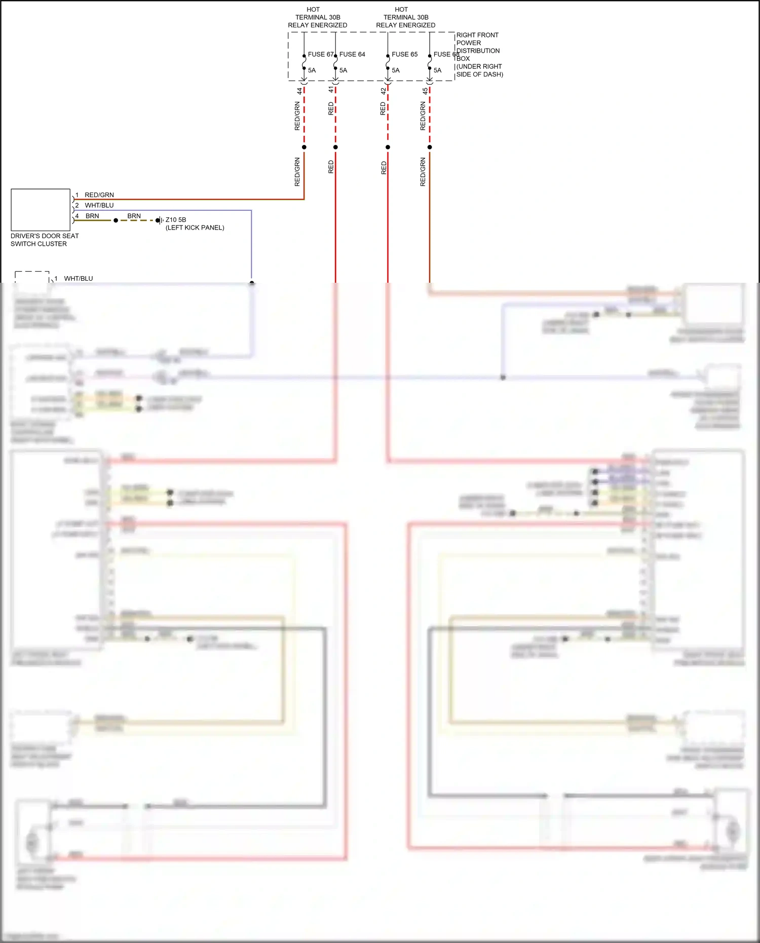 Wiring diagram computer data lines system for BMW 5 series G30/G31 (2016-2020) (79 of 108)