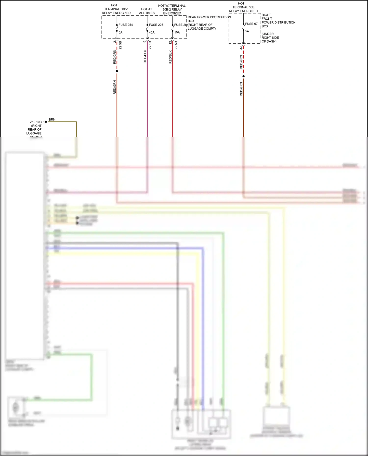 Wiring diagram computer data lines system for BMW 5 series G30/G31 (2016-2020) (96 of 108)