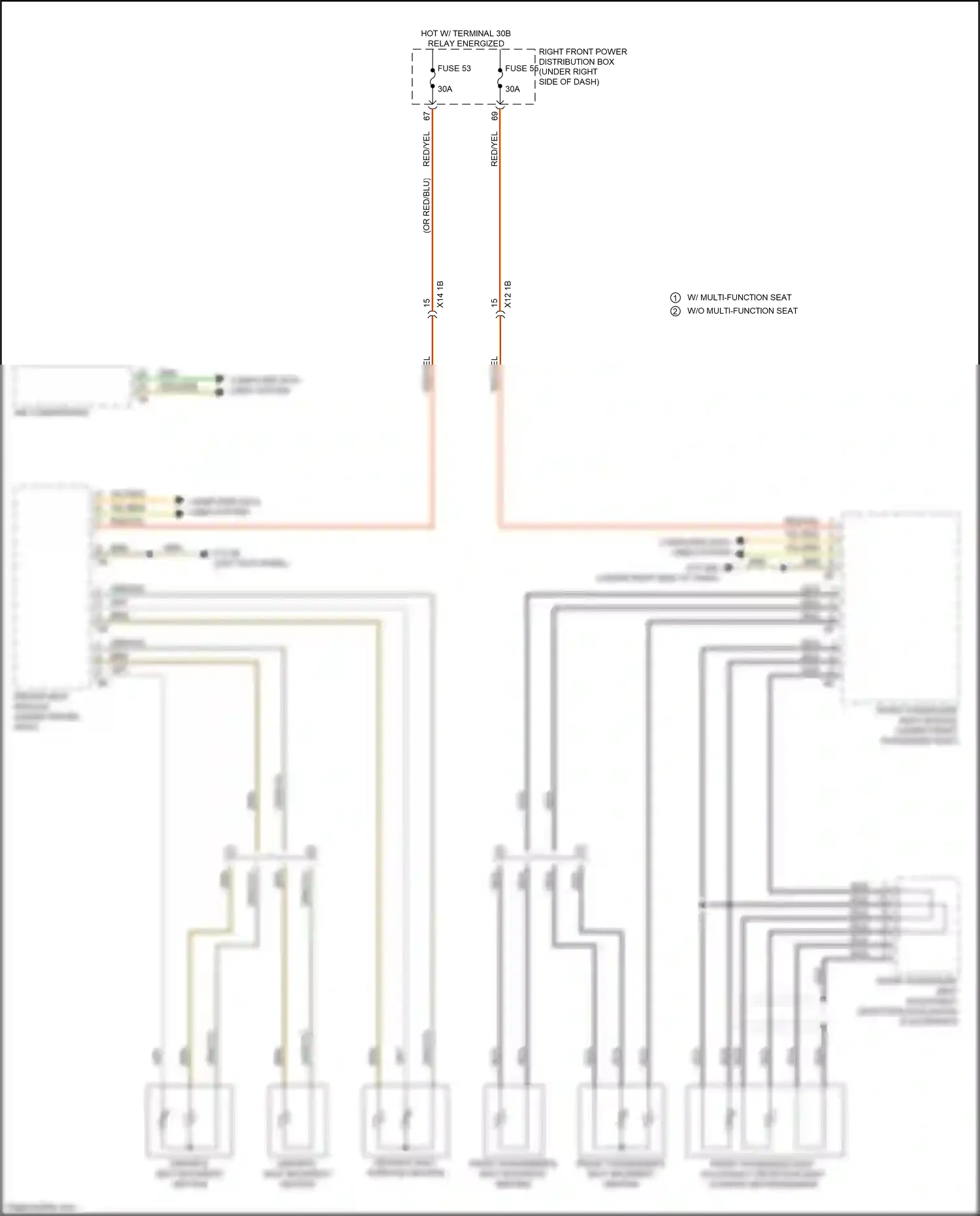 Wiring diagram computer data lines system for BMW 5 series G30/G31 (2016-2020) (73 of 108)