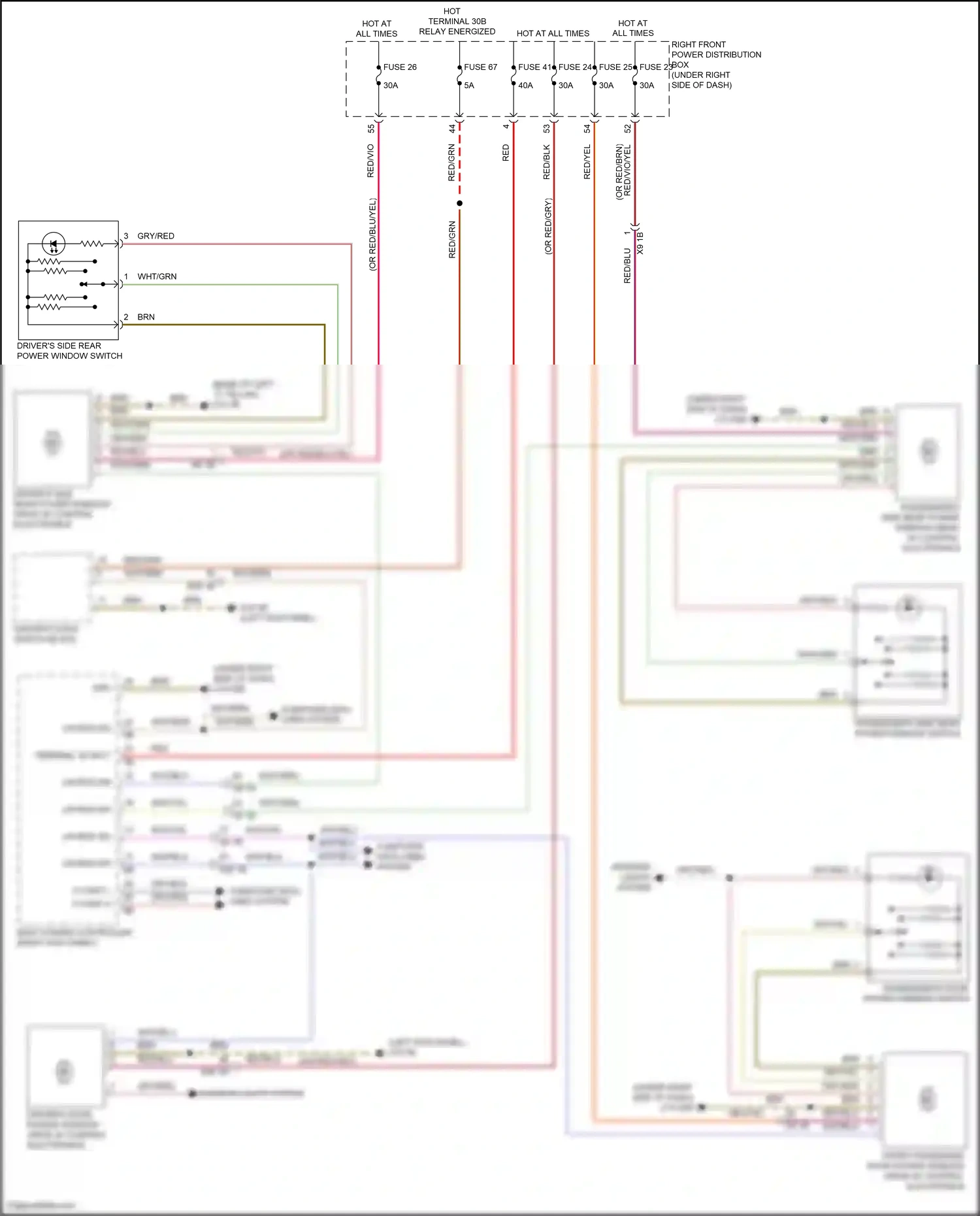 Wiring diagram computer data lines system for BMW 5 series G30/G31 (2016-2020) (67 of 108)