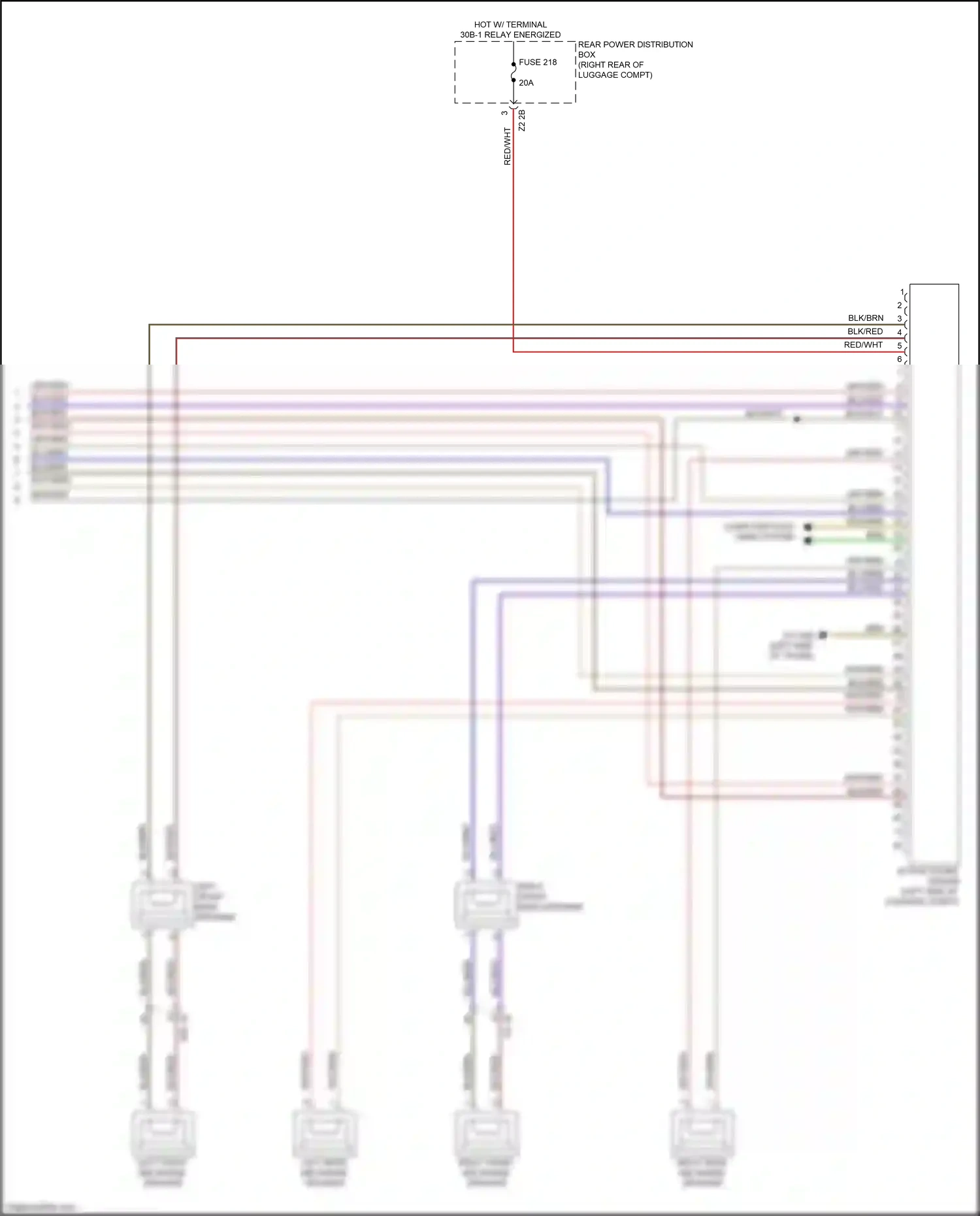 Wiring diagram computer data lines system for BMW 5 series G30/G31 (2016-2020) (28 of 108)