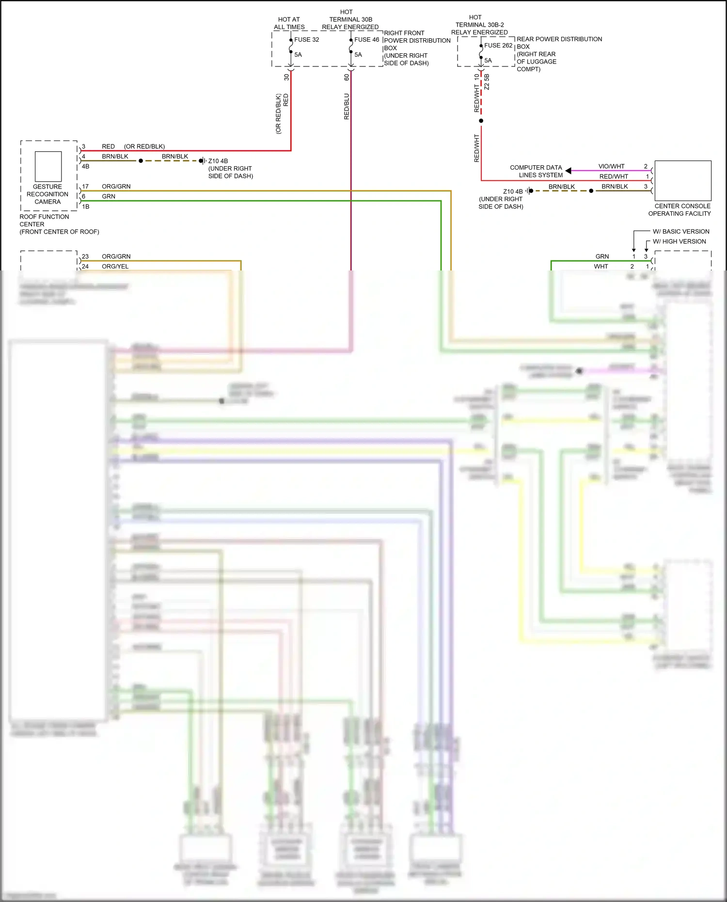 Wiring diagram computer data lines system for BMW 5 series G30/G31 (2016-2020) (11 of 108)