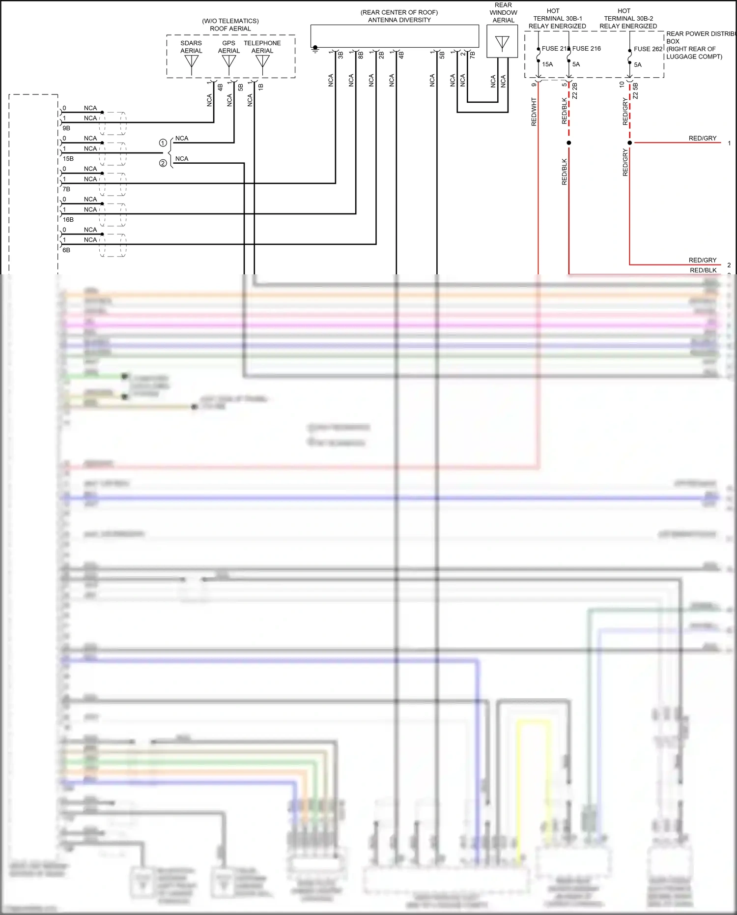 Wiring diagram night vision electronics for BMW 5 series G30/G31 (2016-2020) (2 of 12)