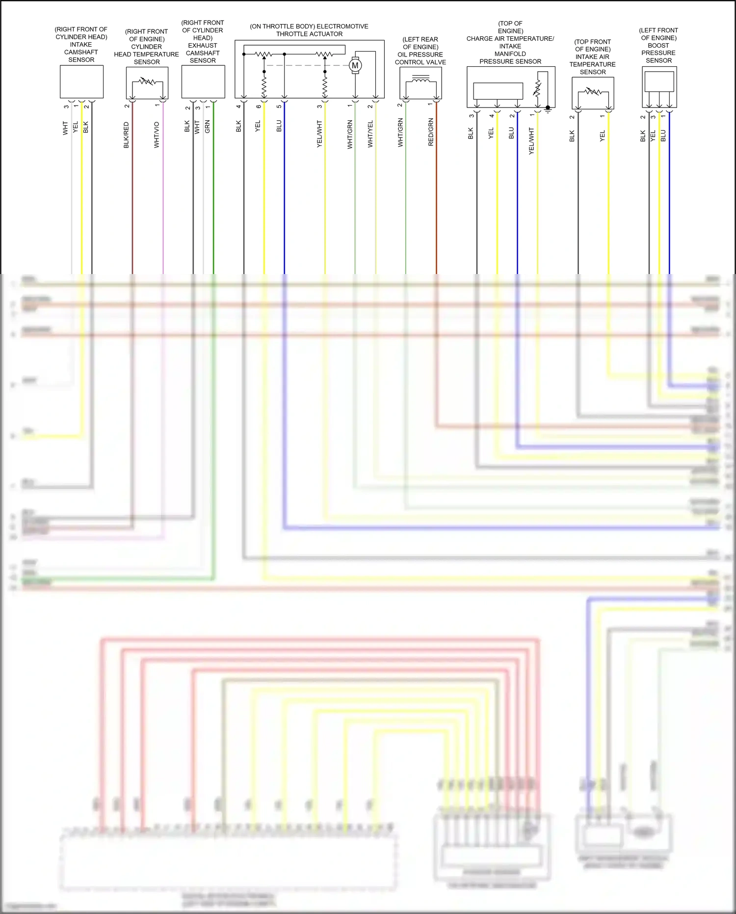 Wiring diagram position sensor for BMW 5 series G30/G31 (2016-2020) (5 of 7)