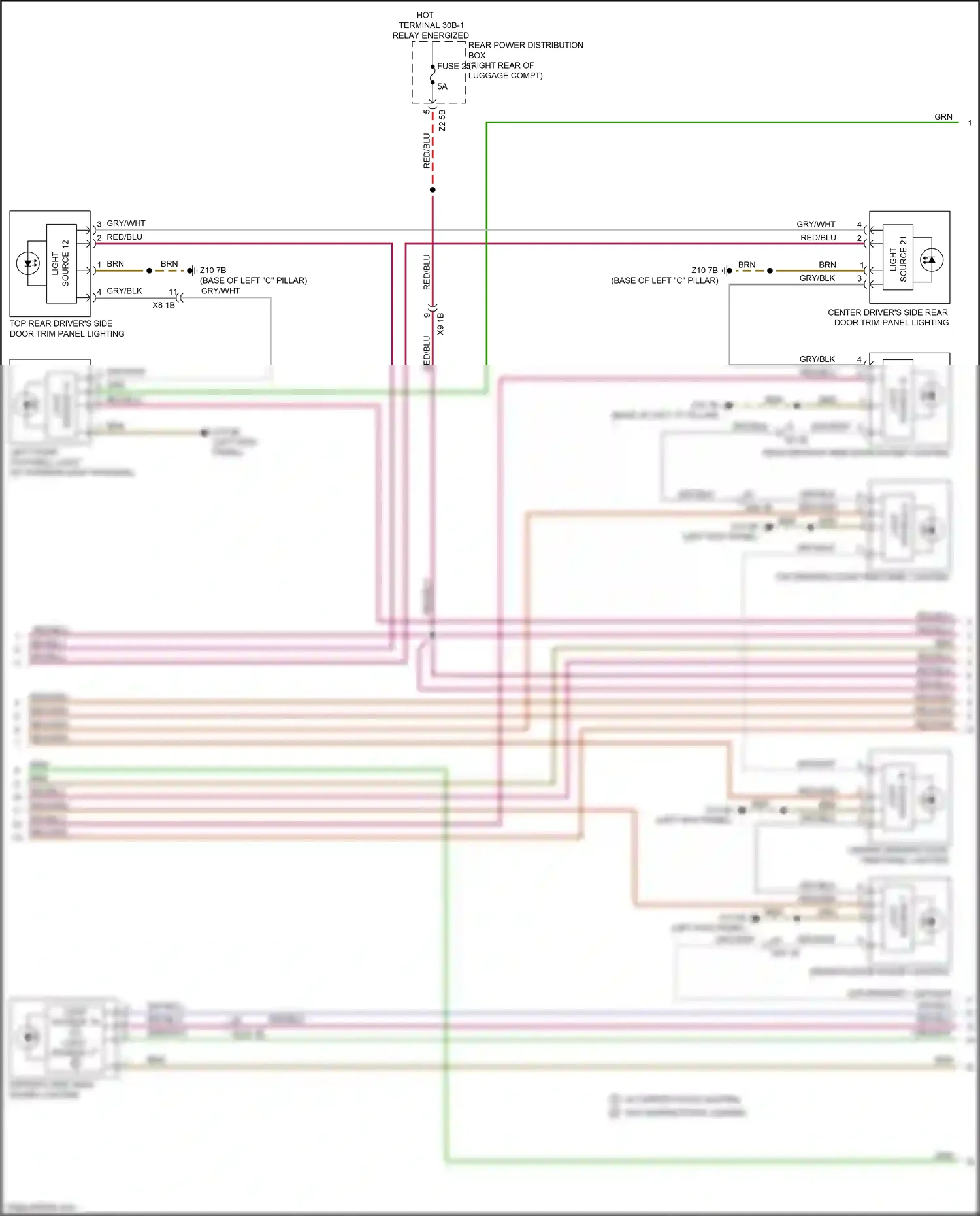Wiring diagram source 13 for BMW 5 series G30/G31 (2016-2020) (1 of 1)