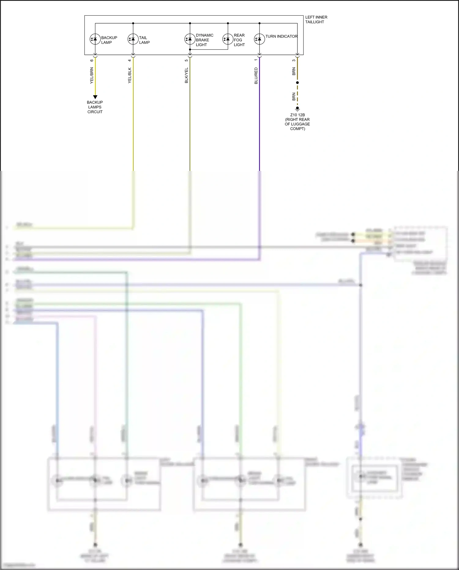 Wiring diagram trailer module for BMW 5 series G30/G31 (2016-2020) (2 of 6)
