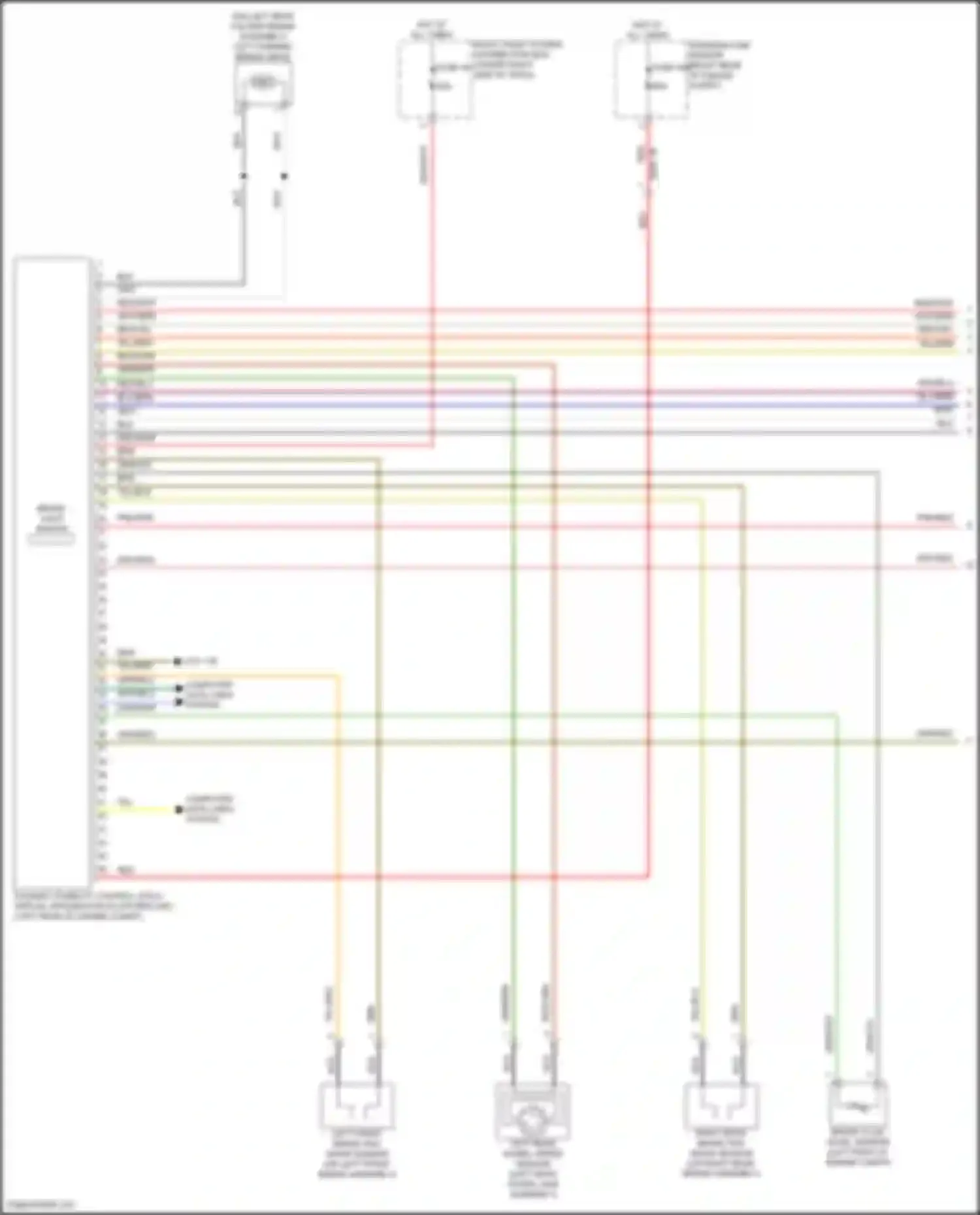5 series BMW G60 (2023-2024): Anti-lock brakes circuit (1 of 2)