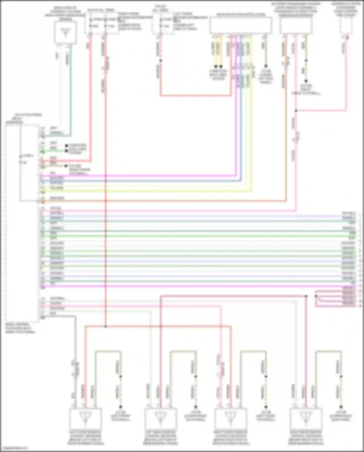 5 series BMW G60 (2023-2024): Access/start circuit (1 of 2)