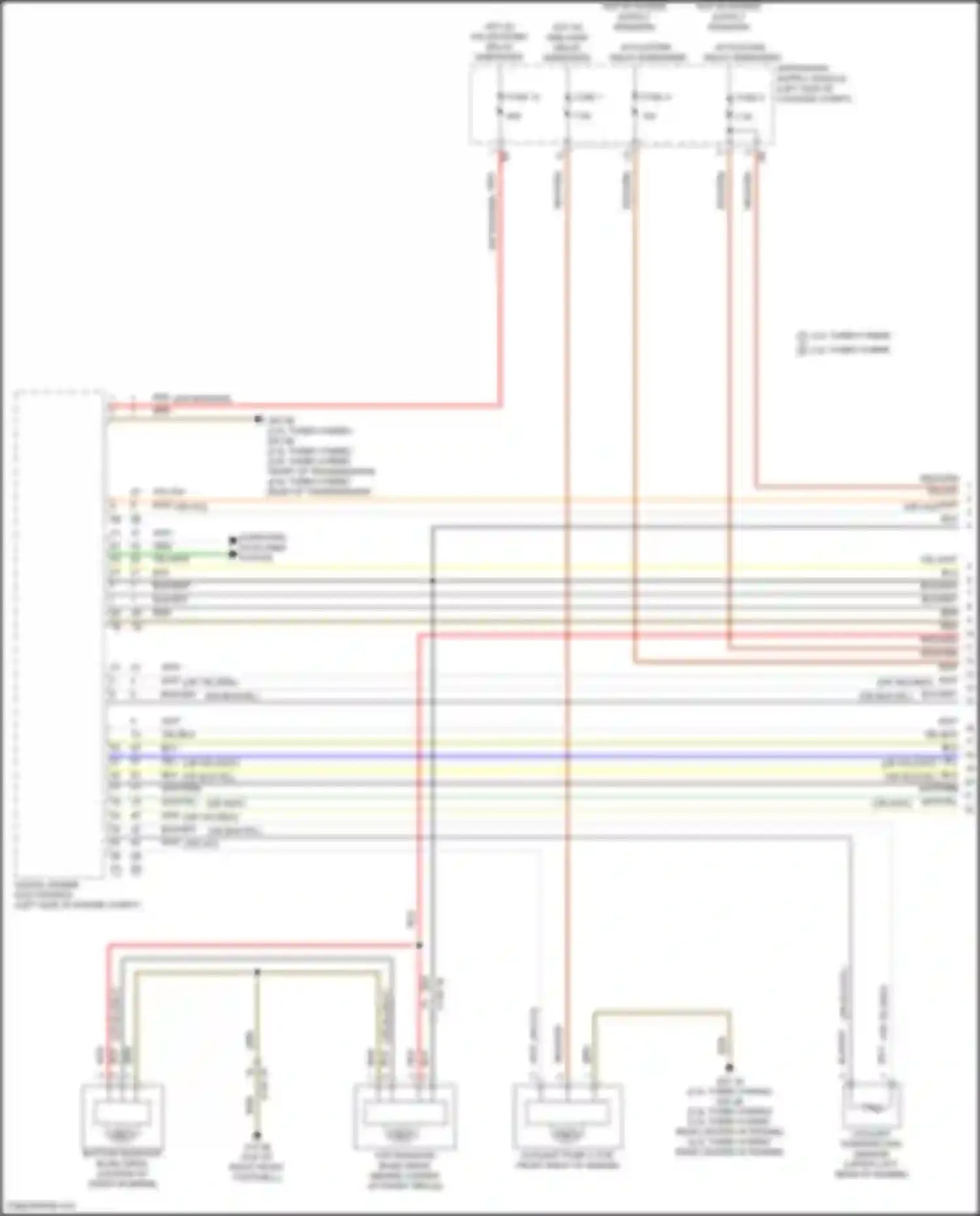 5 series BMW G60 (2023-2024): Cooling fan circuit (1 of 3)