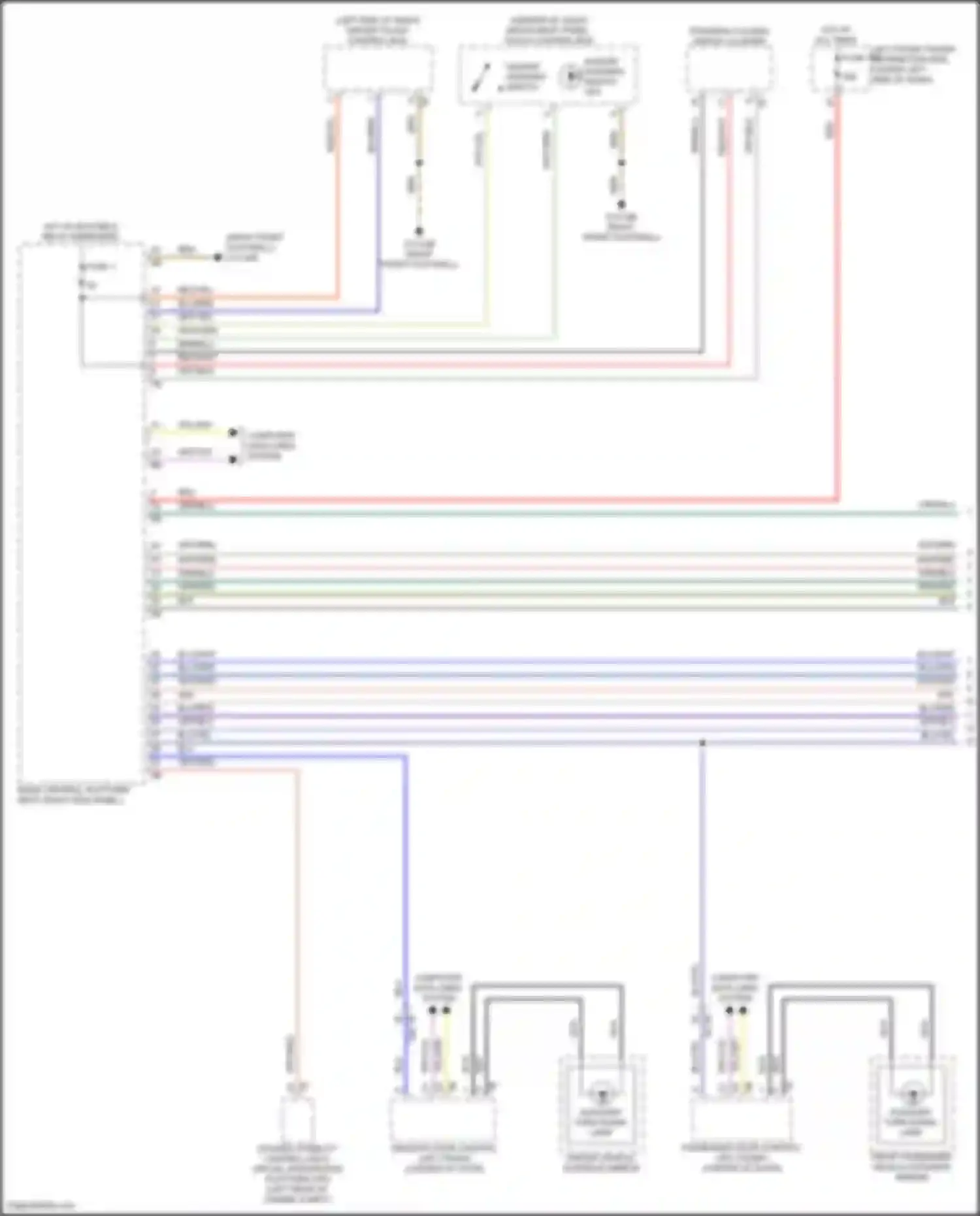 5 series BMW G60 (2023-2024): Exterior lamps circuit (1 of 2)