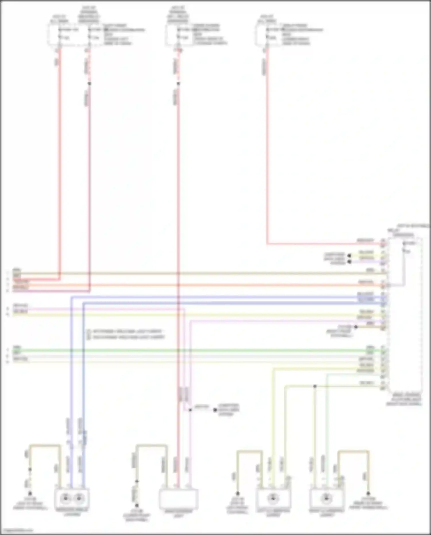 5 series BMW G60 (2023-2024): Courtesy lamps circuit, w/ basic version (6 of 6)