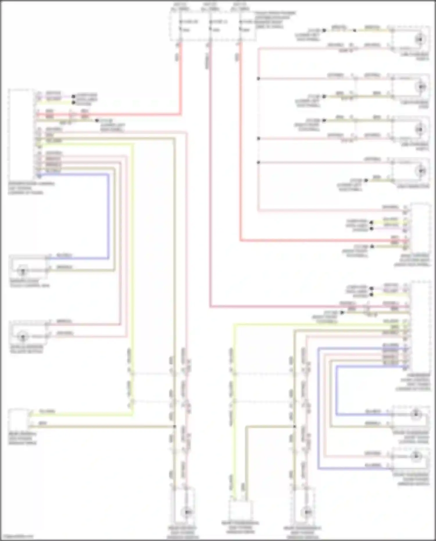 5 series BMW G60 (2023-2024): Instrument illumination circuit