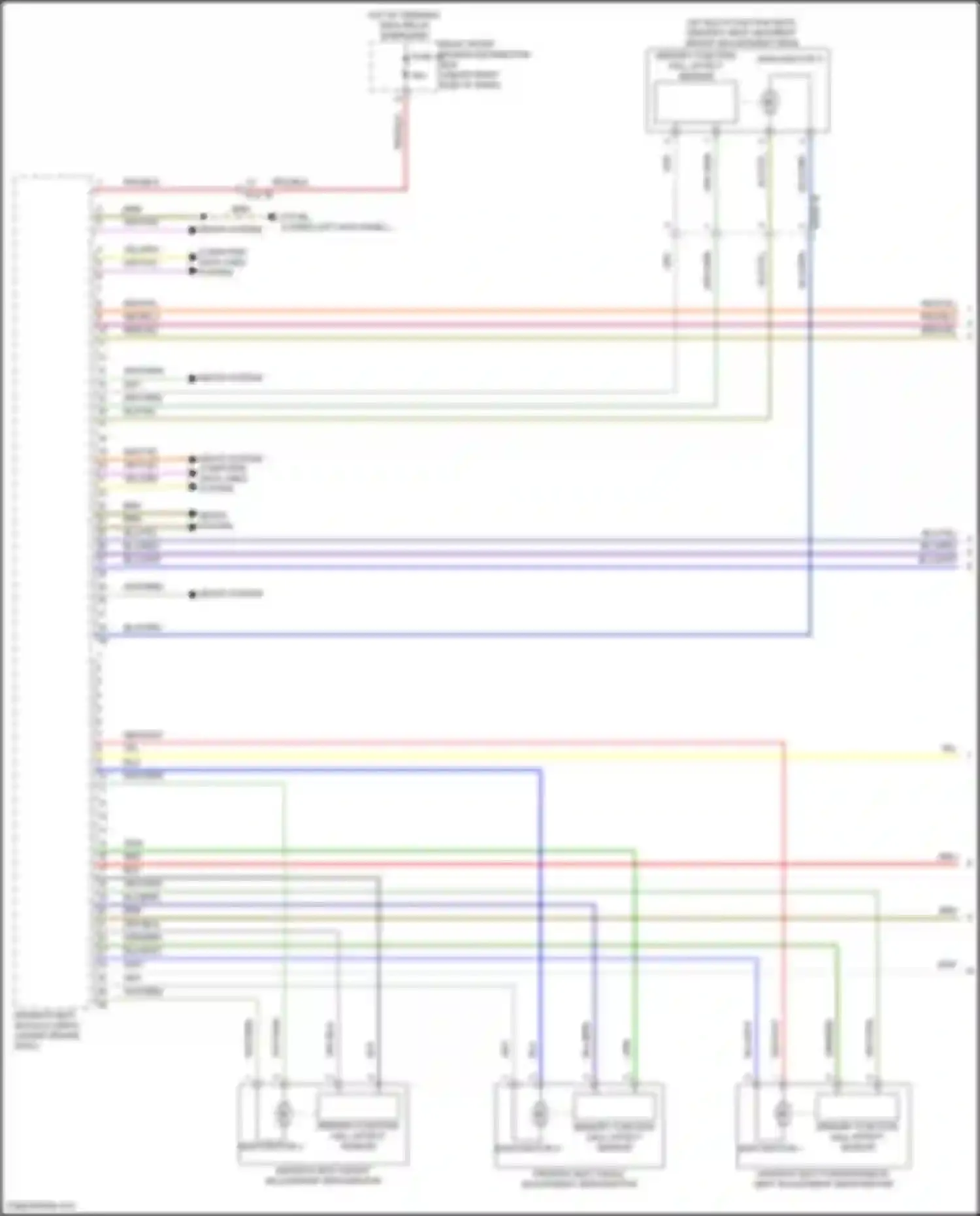 5 series BMW G60 (2023-2024): Driver"s memory seat circuit (1 of 2)
