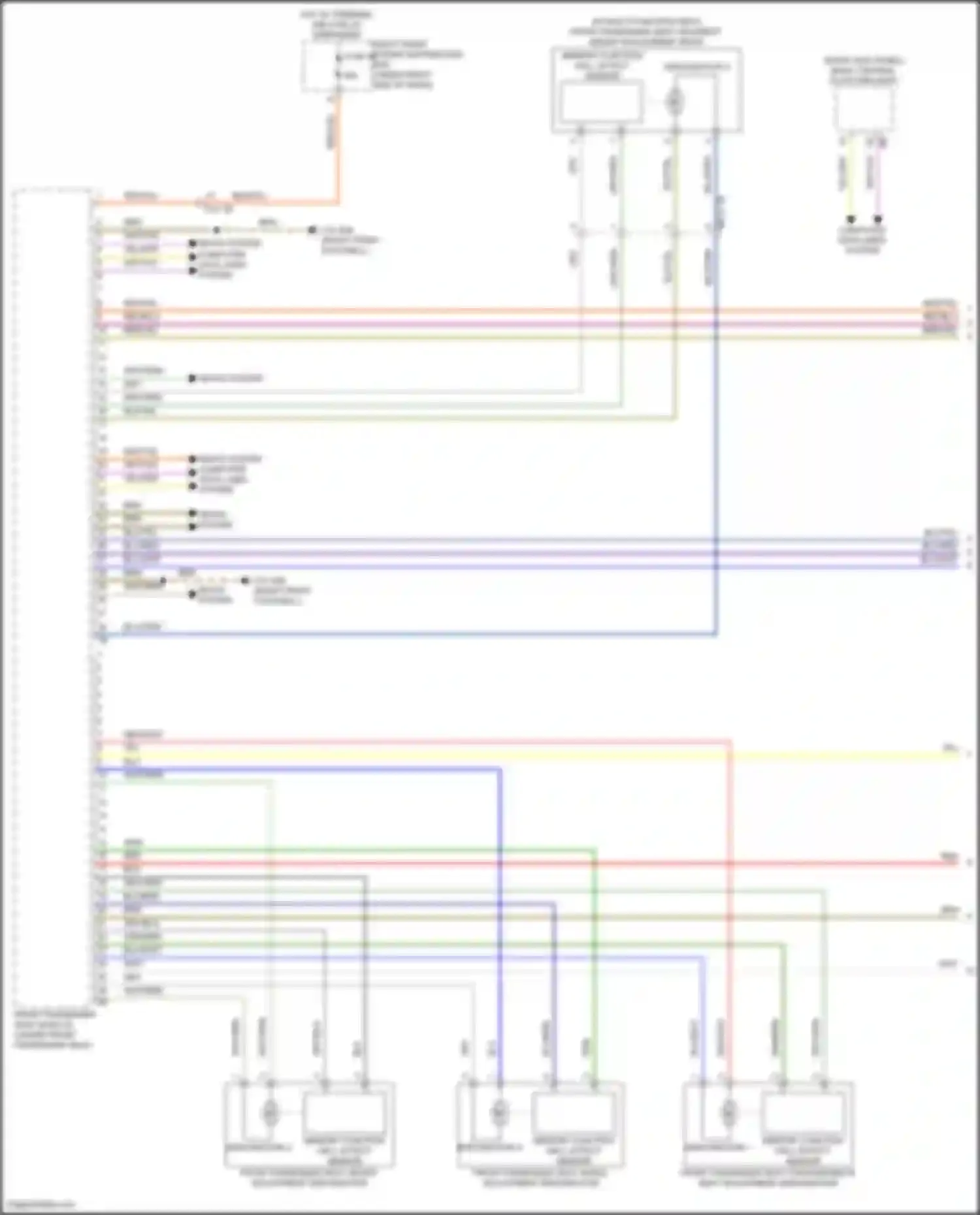 5 series BMW G60 (2023-2024): Passenger"s memory seat circuit (1 of 2)