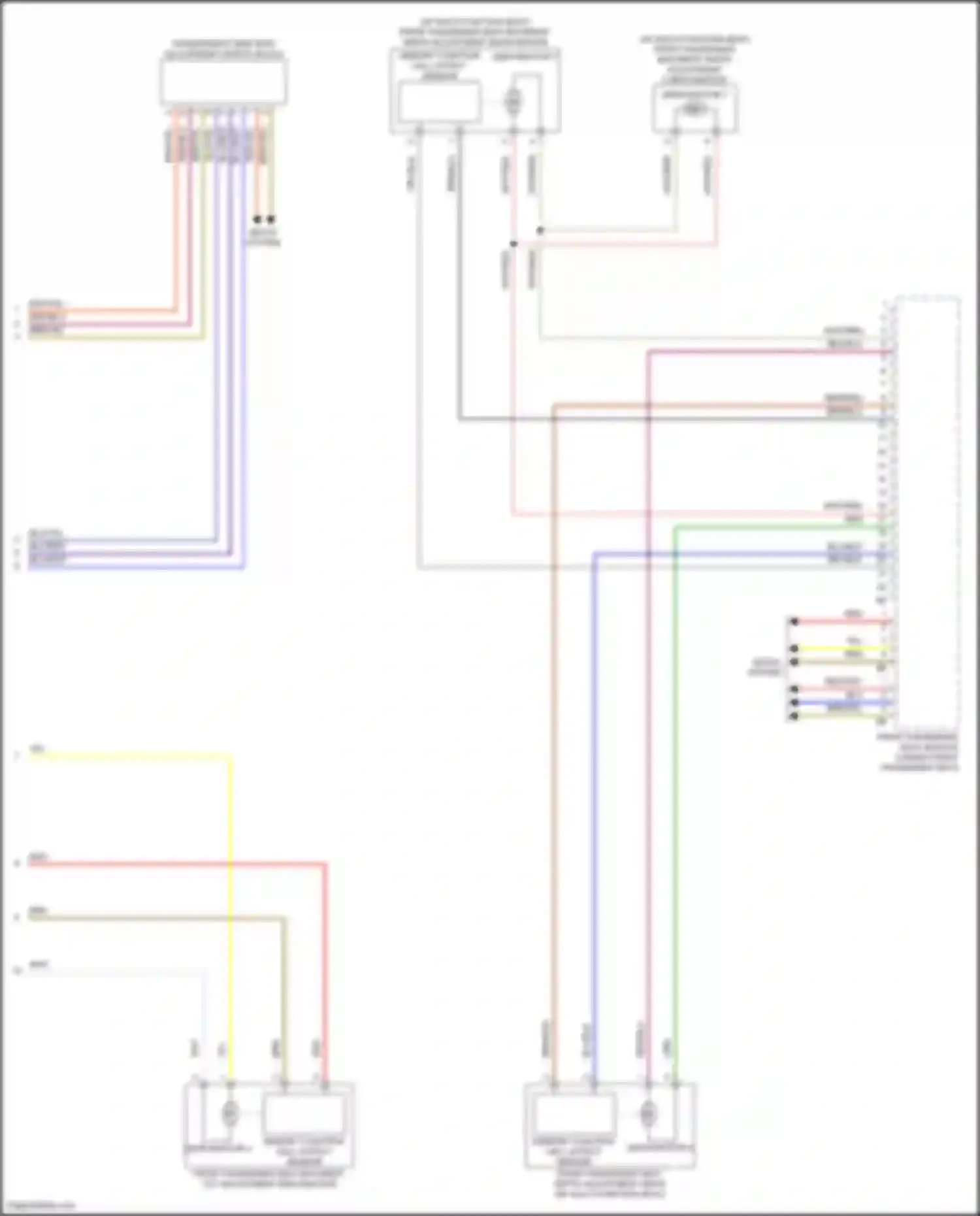 5 series BMW G60 (2023-2024): Passenger"s memory seat circuit (2 of 2)